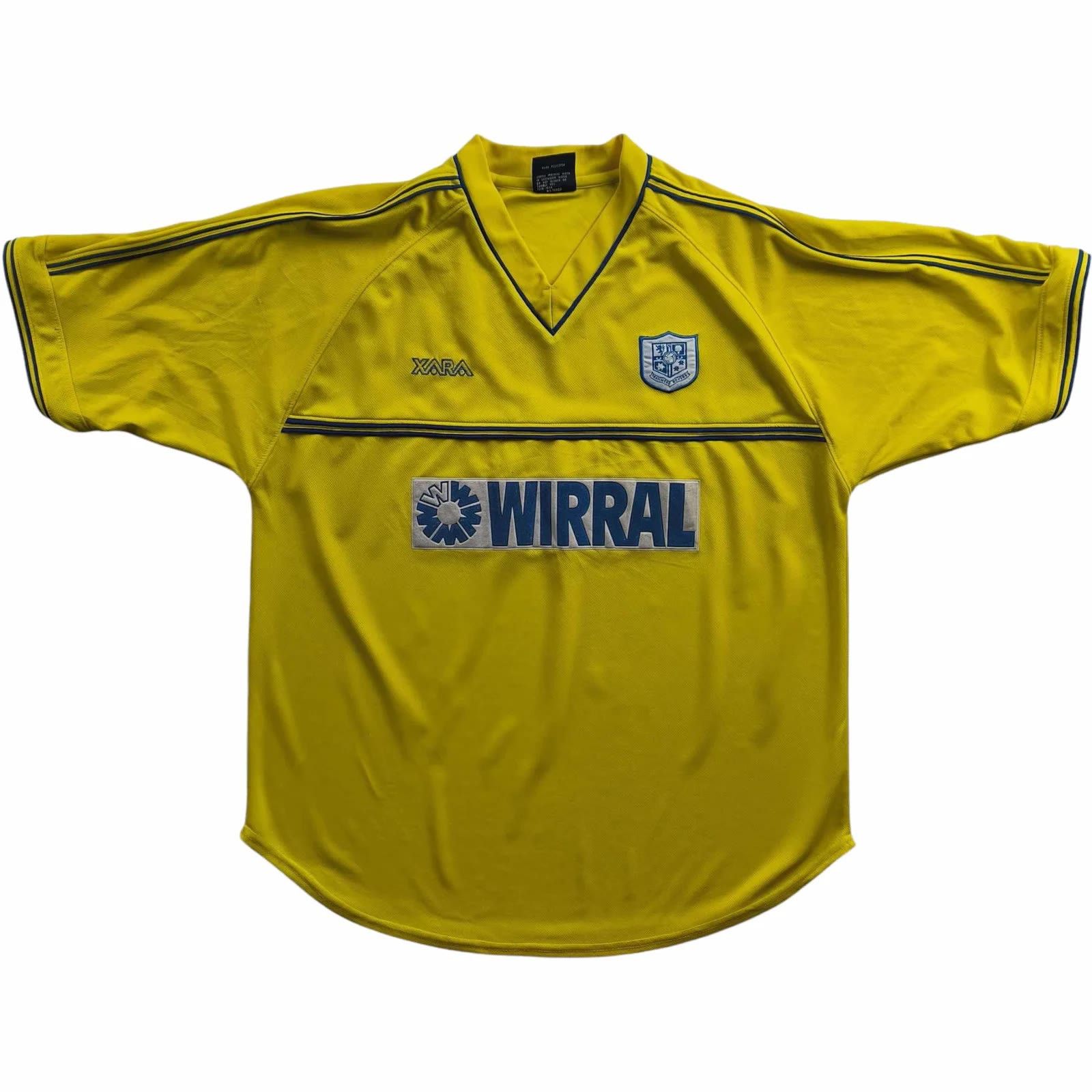Tranmere Rovers 2001-04 Xara away football jersey size L