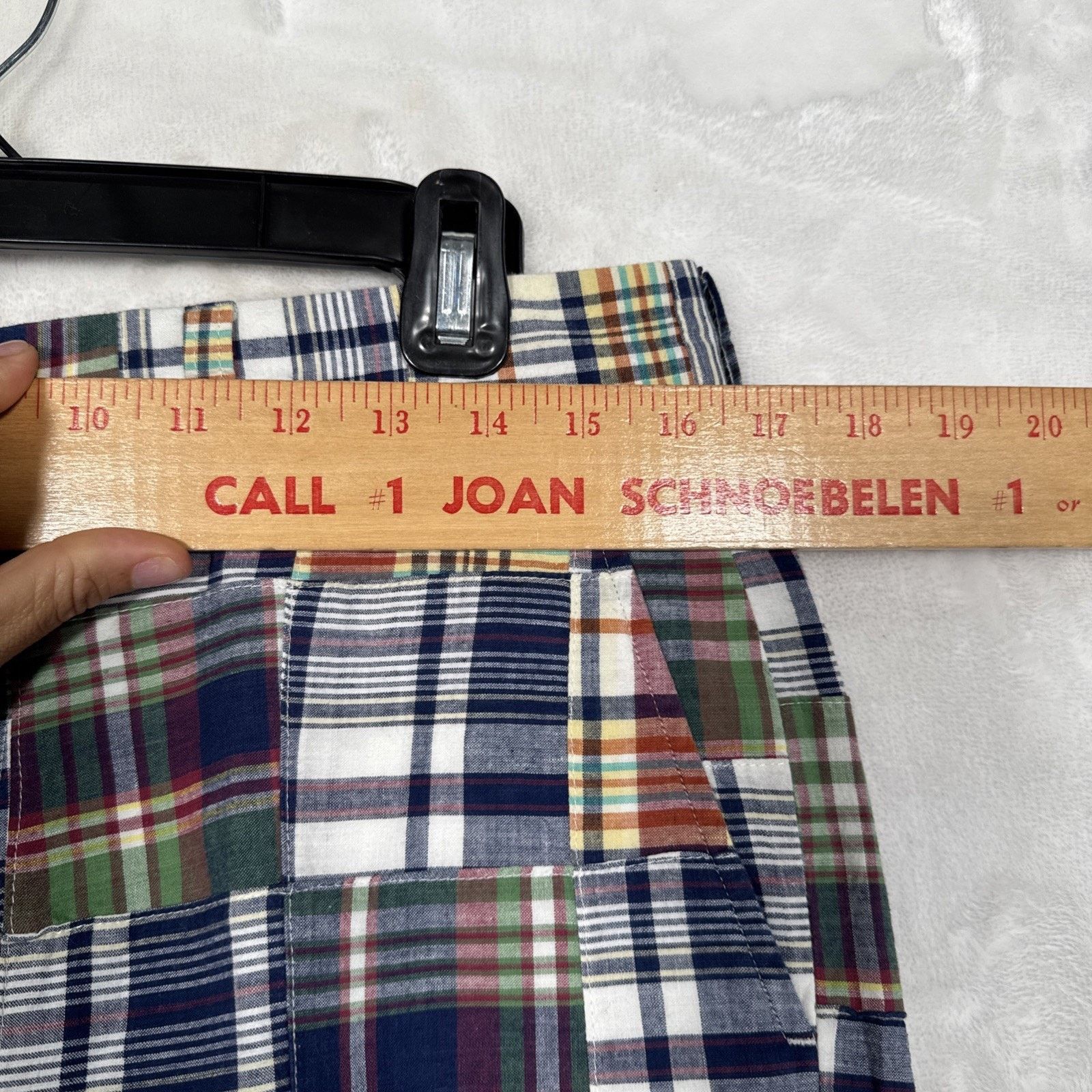 Pendleton Pendleton Shorts Men 34x9 Blue Madras Patchwork Golf Plaid Size US 34 / EU 50 - 5 Thumbnail