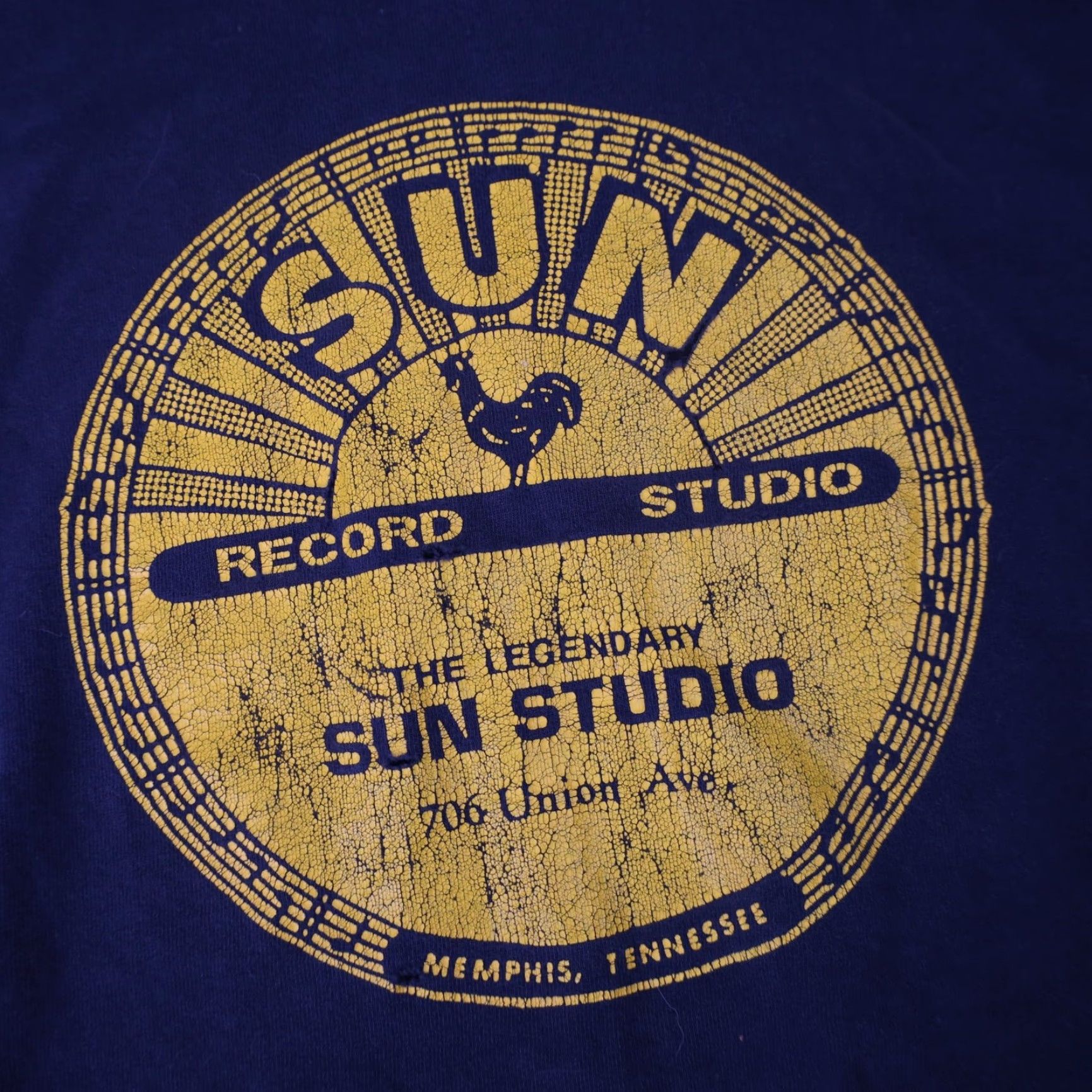 Vintage VINTAGE Distressed Sun Studio Graphic T Shirt Men's XL Black Sun Studio Graphic Tee Size US XL / EU 56 / 4 - 5 Thumbnail