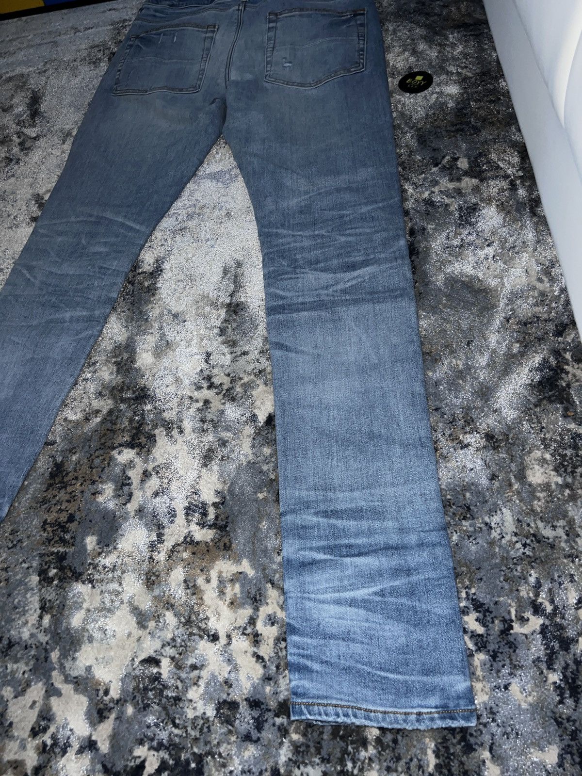 Amiri Amiri grey patch mx1 jeans Size US 33 - 9 Thumbnail