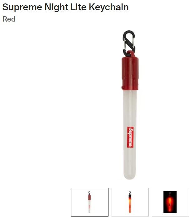 Supreme Supreme LED Mini Glowstick Red Size ONE SIZE - 2 Thumbnail