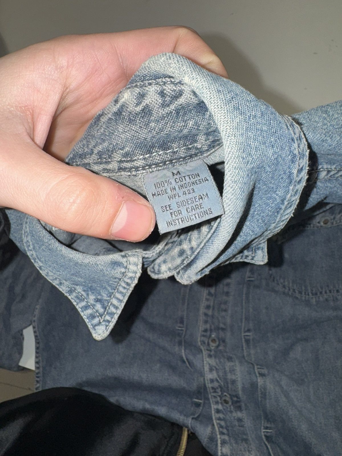 Levi's × Vintage Vintage Levis SilverTab denim shirt Size US M / EU 48-50 / 2 - 4 Thumbnail
