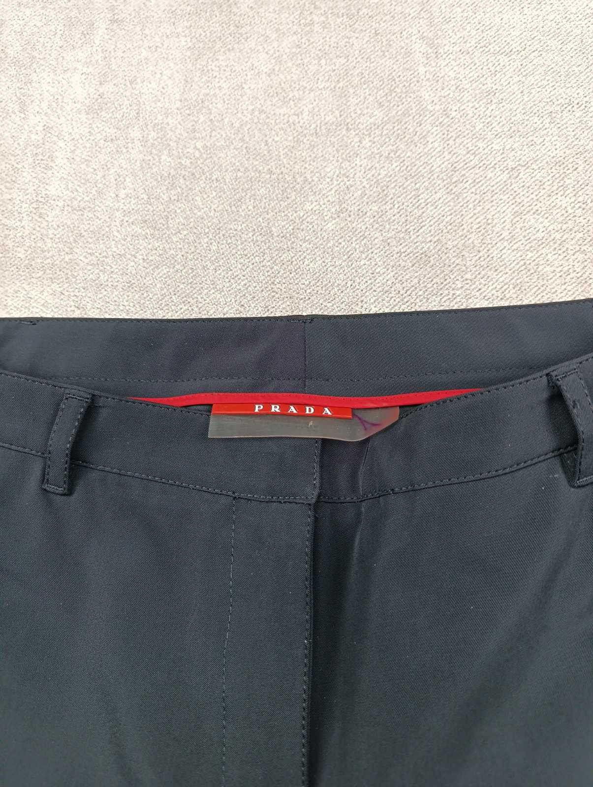 Prada PRADA SPORT VINTAGE WOMENS PANTS TROUSERS BLACK ZIPE SZ 42 Size 28" / US 6 / IT 42 - 6 Thumbnail