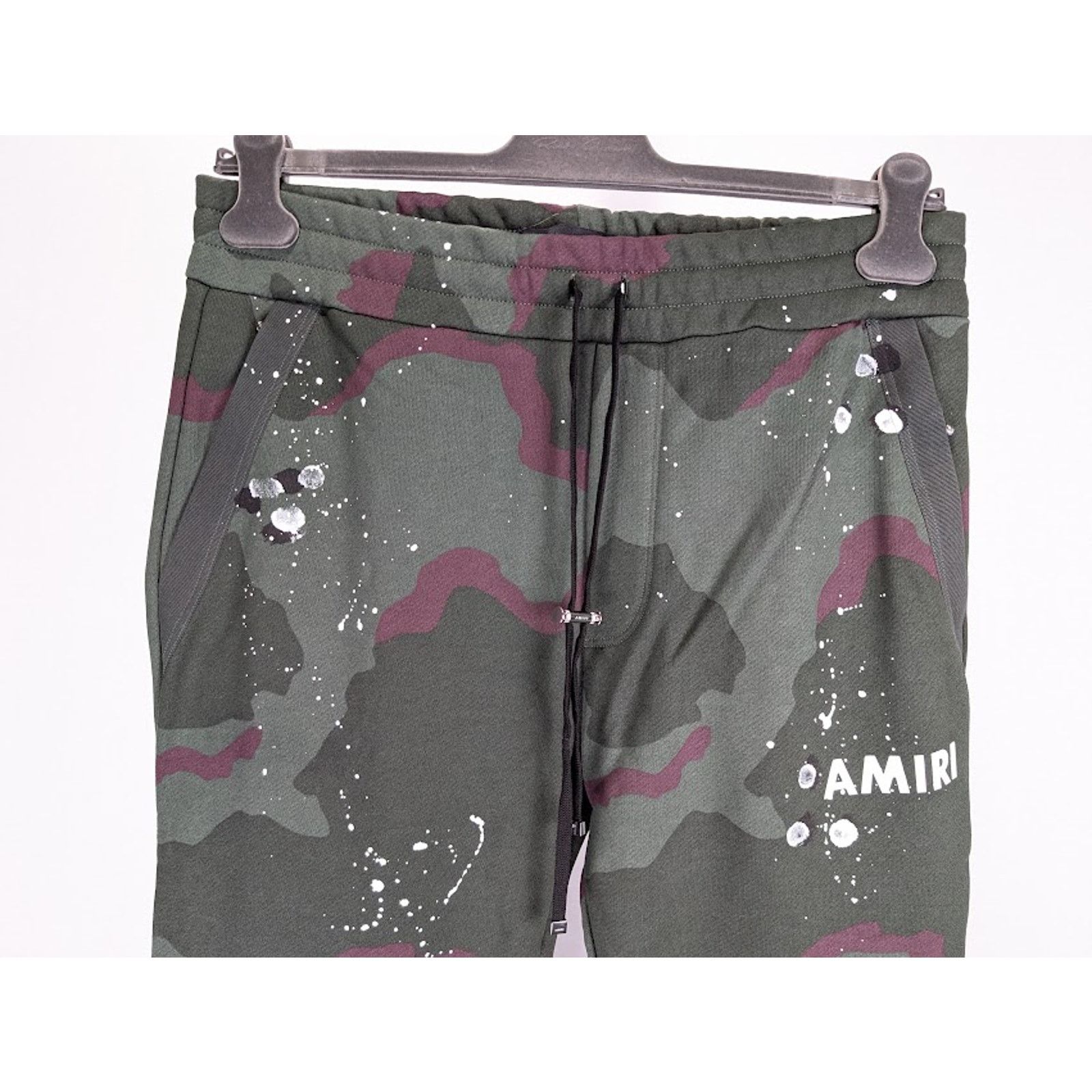 Amiri o1rshd1 Army Logo Sweatpant in Camo Size US 30 / EU 46 - 9 Thumbnail