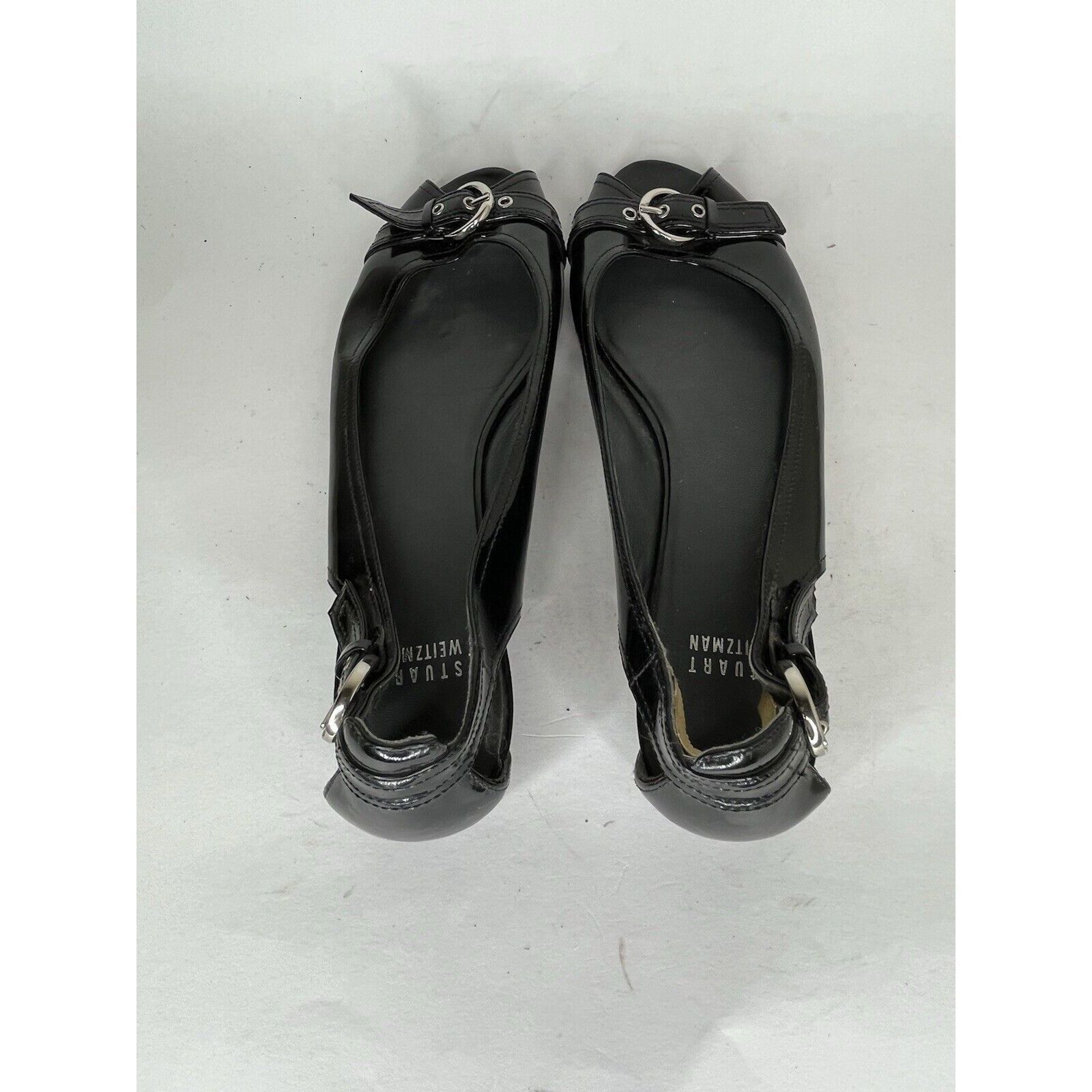 Stuart Weitzman stuart weitzman Shoes Slip Ons Women Size 9M Black Leather Size US 9 / IT 39 - 8 Thumbnail