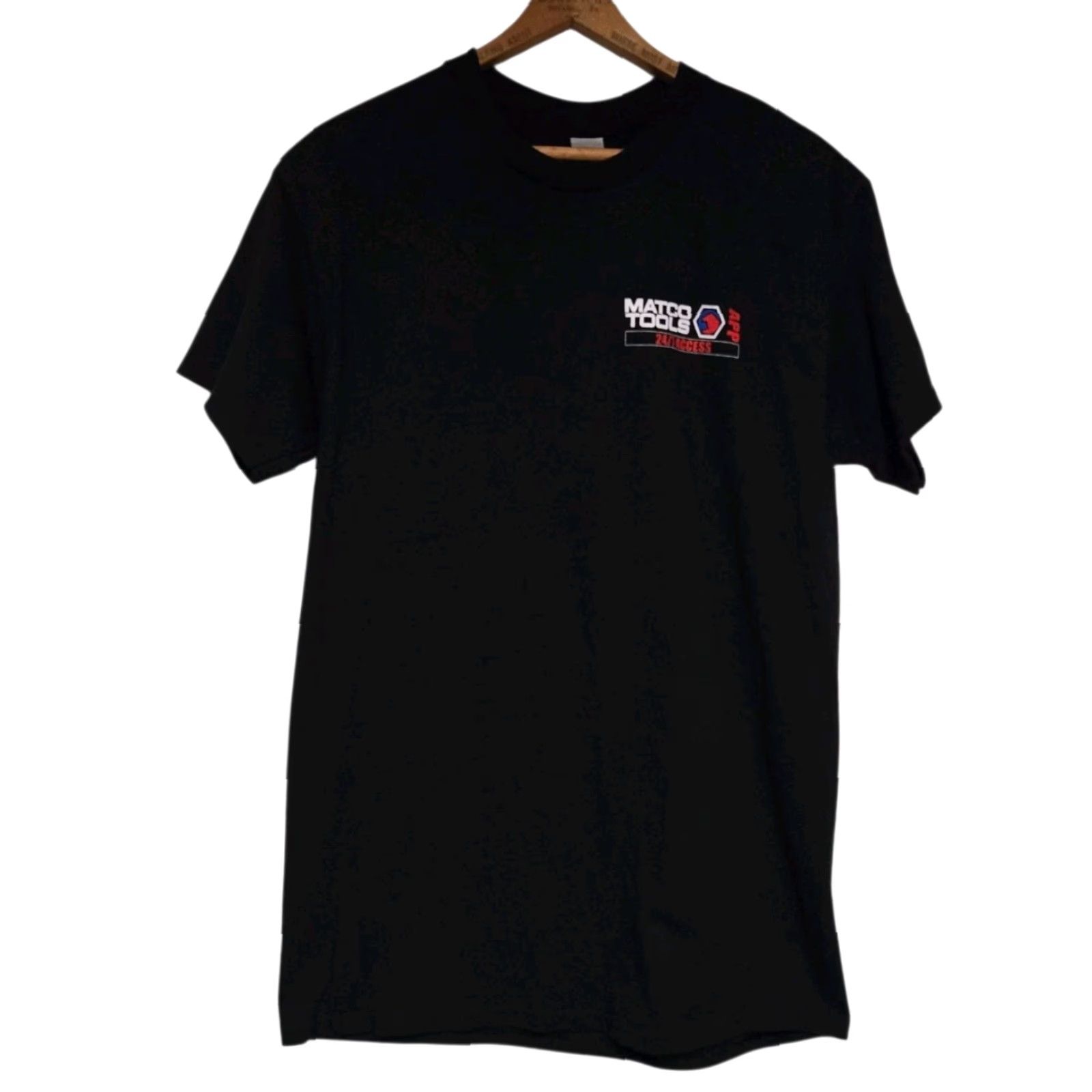 Garage MATCO Tools Design T-Shirt Men’s Size M Black Logo Short Sleeve Crew Neck Cotton Knit Vintage No N/A Size US M / EU 48-50 / 2 - 3 Thumbnail