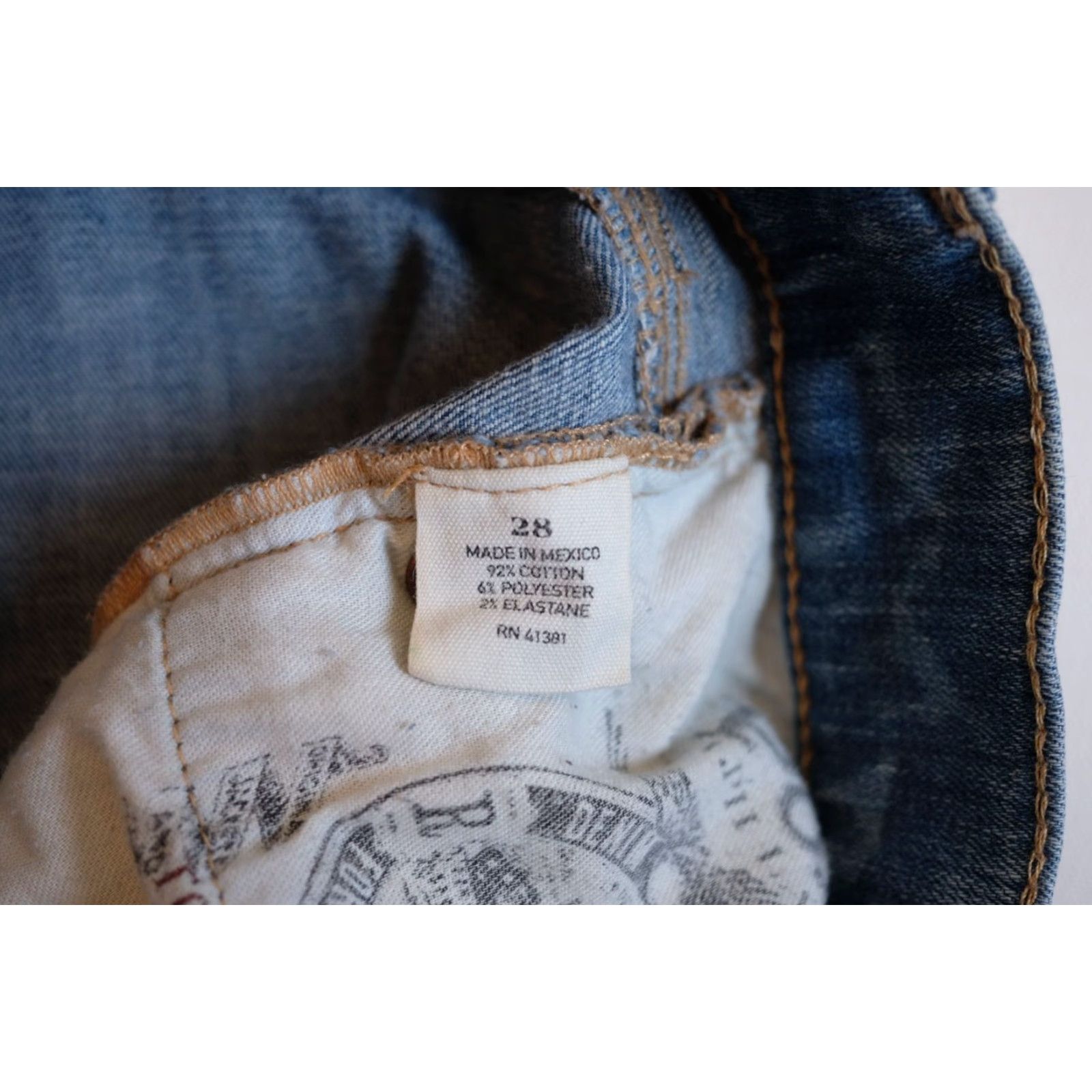 Ralph Lauren RALPH LAUREN POLO VTG Y2K 90s RETRO TOMPKINS SKINNY BLUE JEAN DENIM PANTS SZ 28 Size 28" / US 6 / IT 42 - 7 Thumbnail