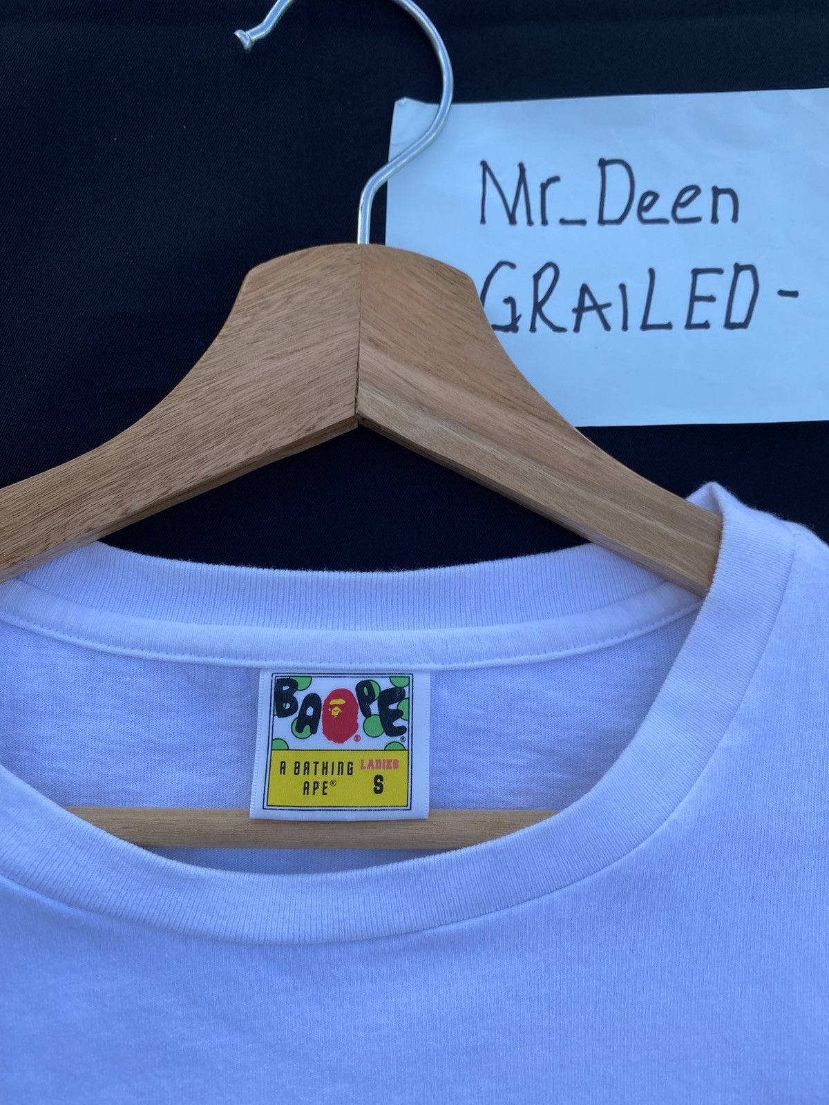Bape Rare BAPE STA Spellout Tshirt Size S / US 4 / IT 40 - 8 Thumbnail