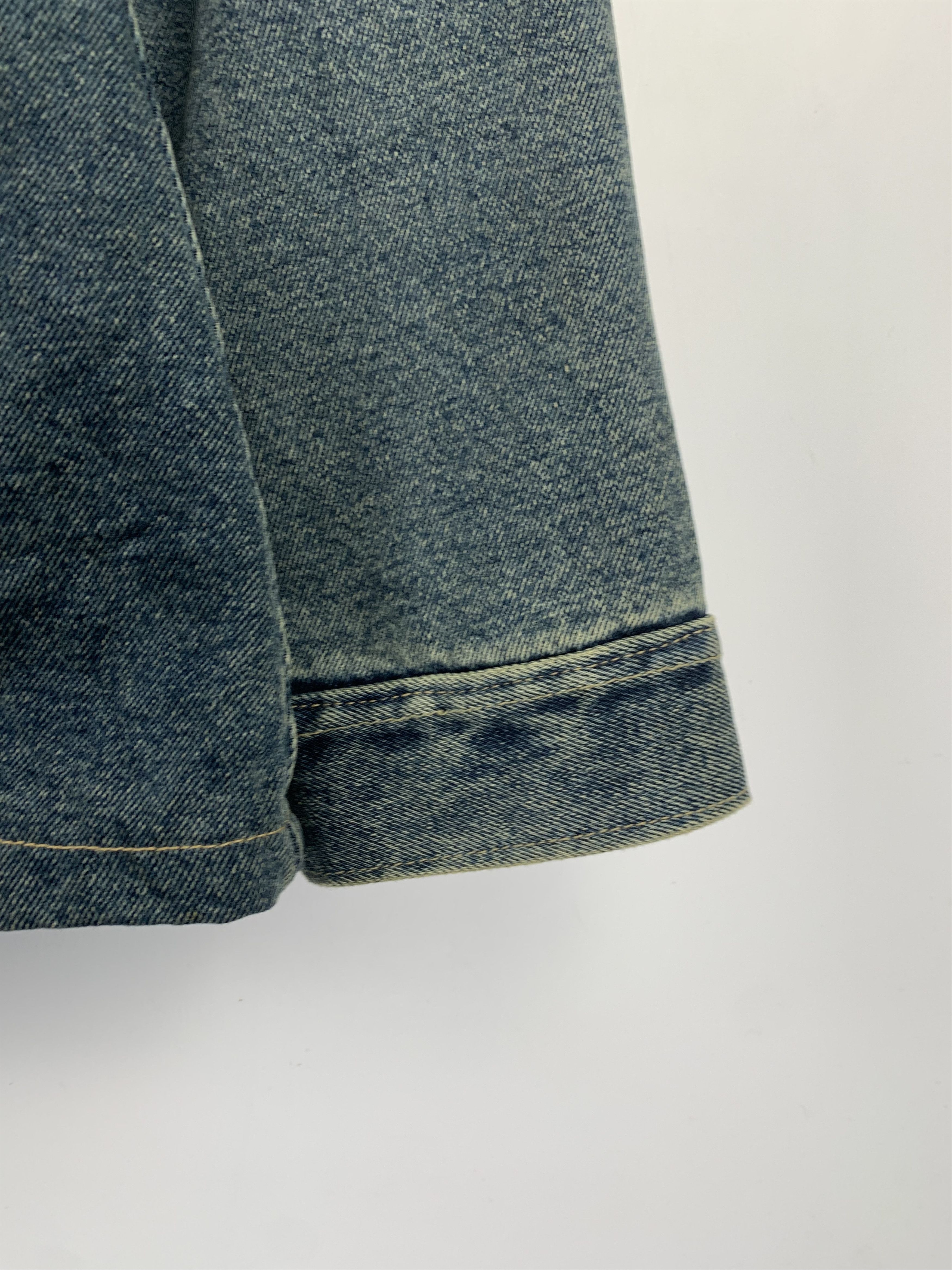 Japanese Brand Vintage Japanese Brand Trucker Denim Jacket J1511 Size US XL / EU 56 / 4 - 7 Thumbnail