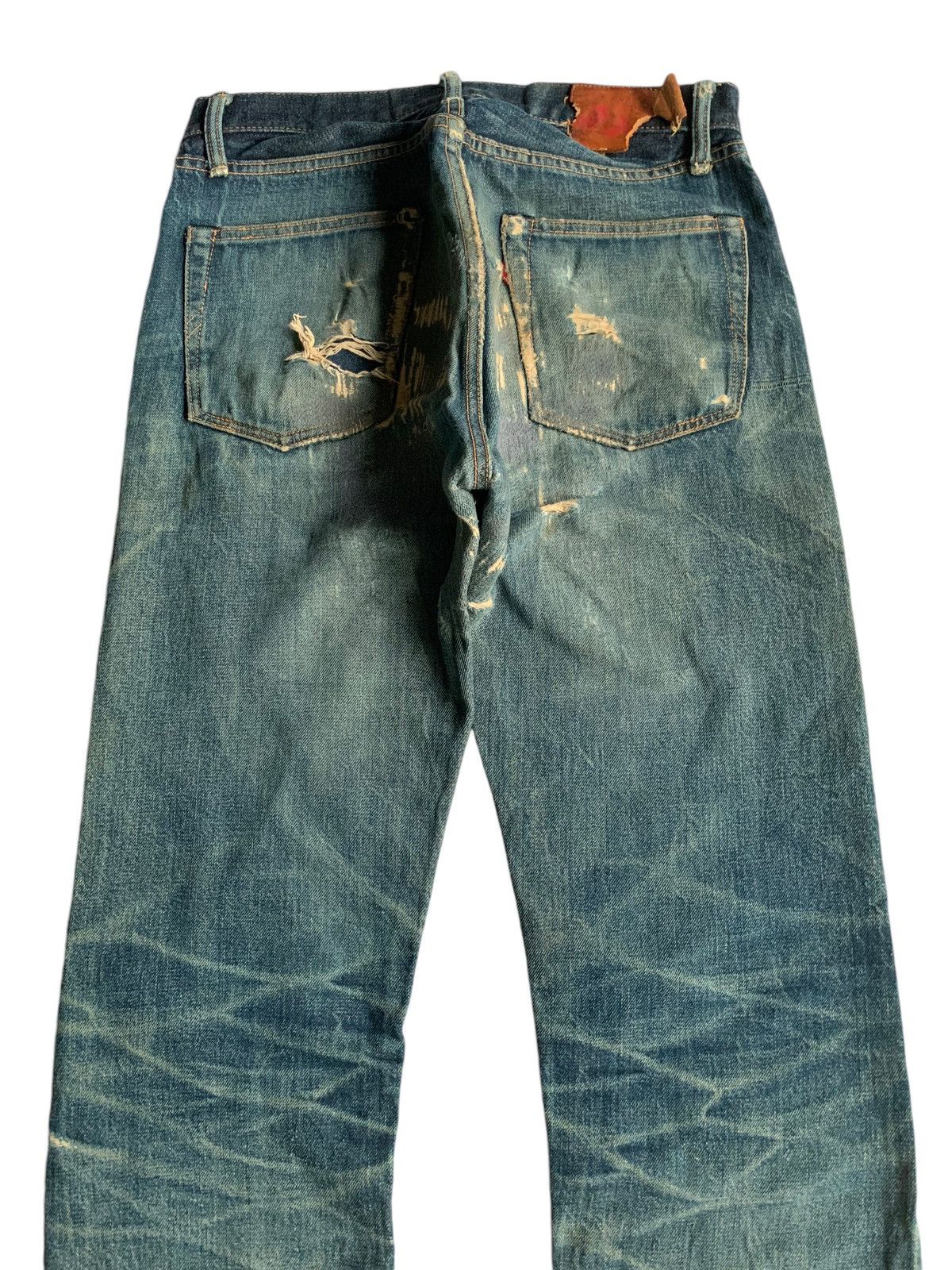 Kapital Vintage Go West Button fly Japan Selvedge distressed denim Size US 30 / EU 46 - 7 Thumbnail