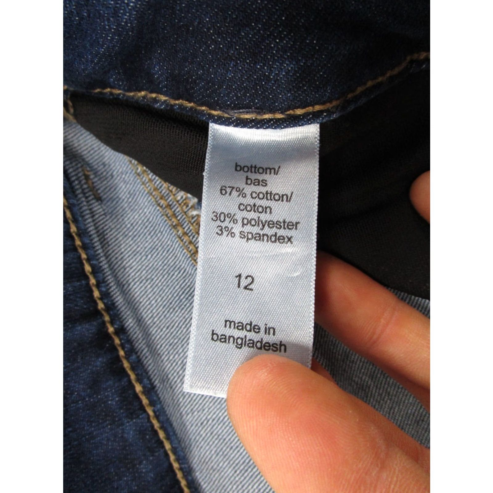 Vintage Maurices High Rise Denim Skinny Ankle Jeans Blue 12 Womens Stretch 5-Pocket Maurices Everflex Jeans Size 12 Size 34" / US 12 / IT 48 - 5 Thumbnail