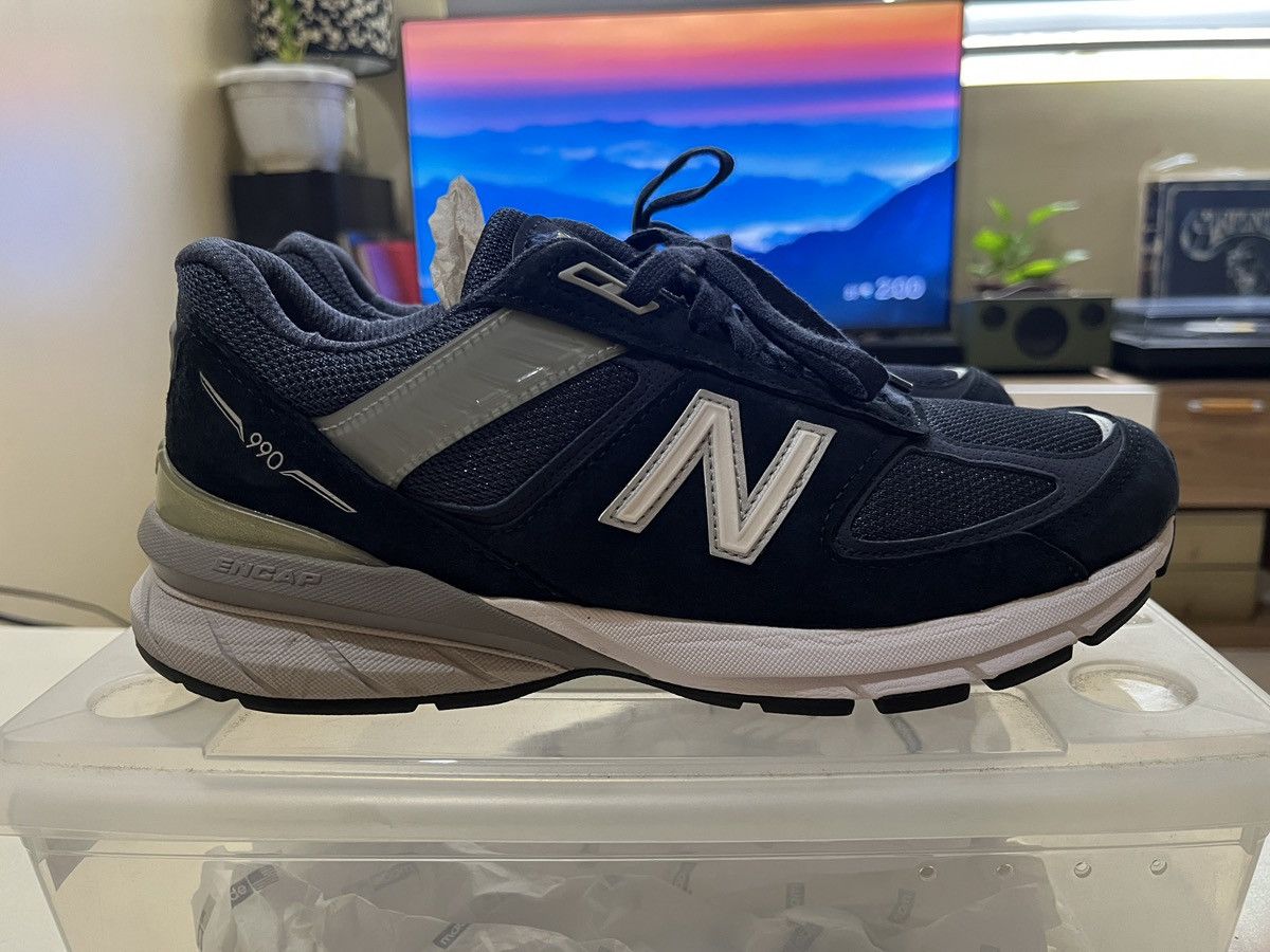 Junya Watanabe × New Balance New Balance 990v5 Junya Watanabe Navy Size US 8 / EU 41 - 2 Thumbnail