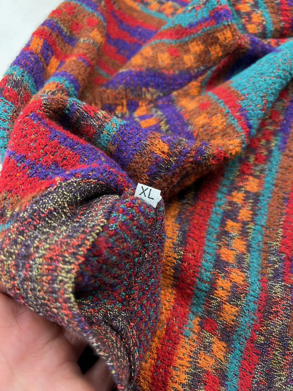 Aran Isles Knitwear Vintage Missoni Sport Knit Sweater Size US XL / EU 56 / 4 - 4 Thumbnail