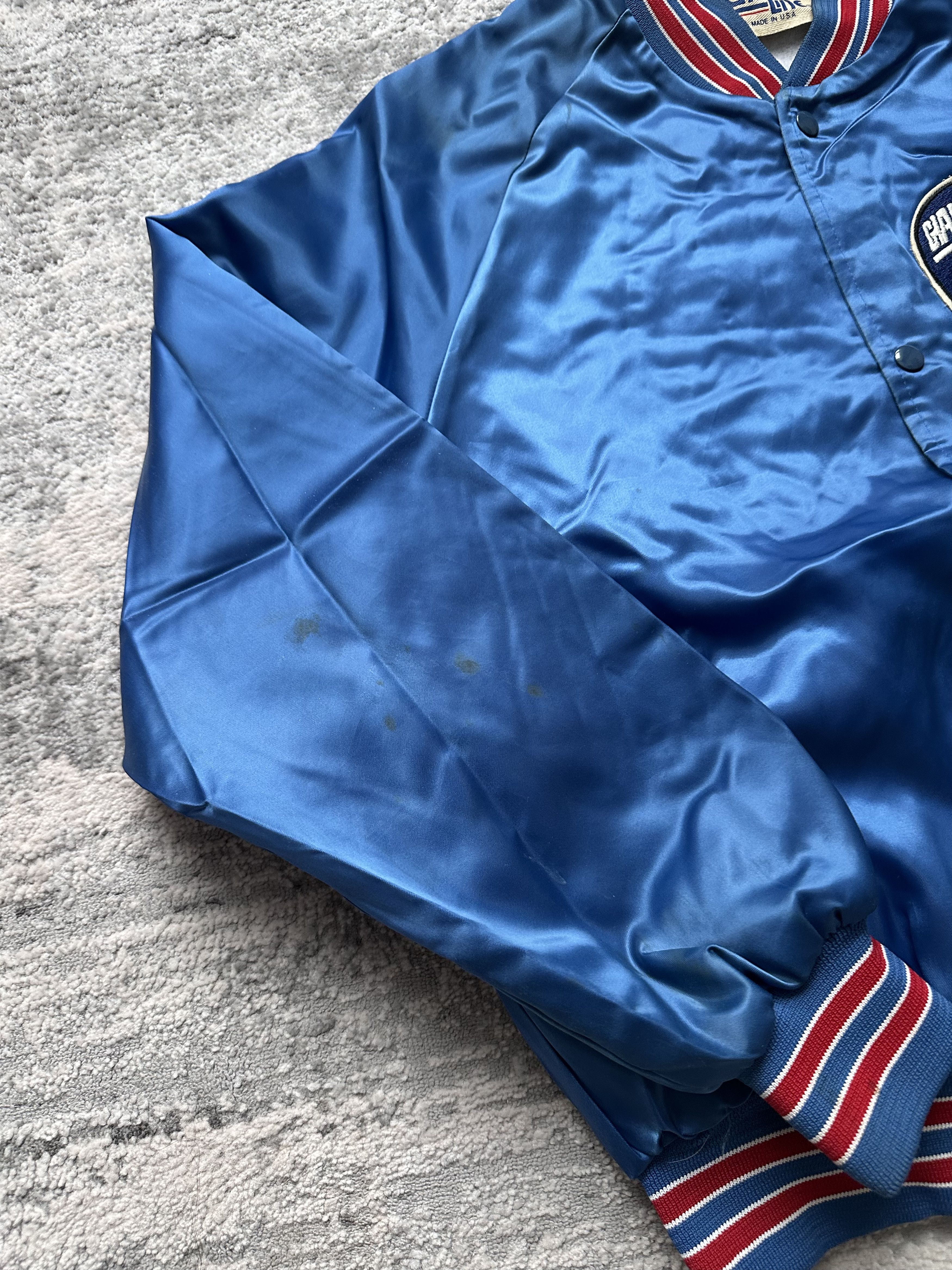 Vintage Nfl Giants Vintage Bomber Jacket Size US L / EU 52-54 / 3 - 3 Thumbnail