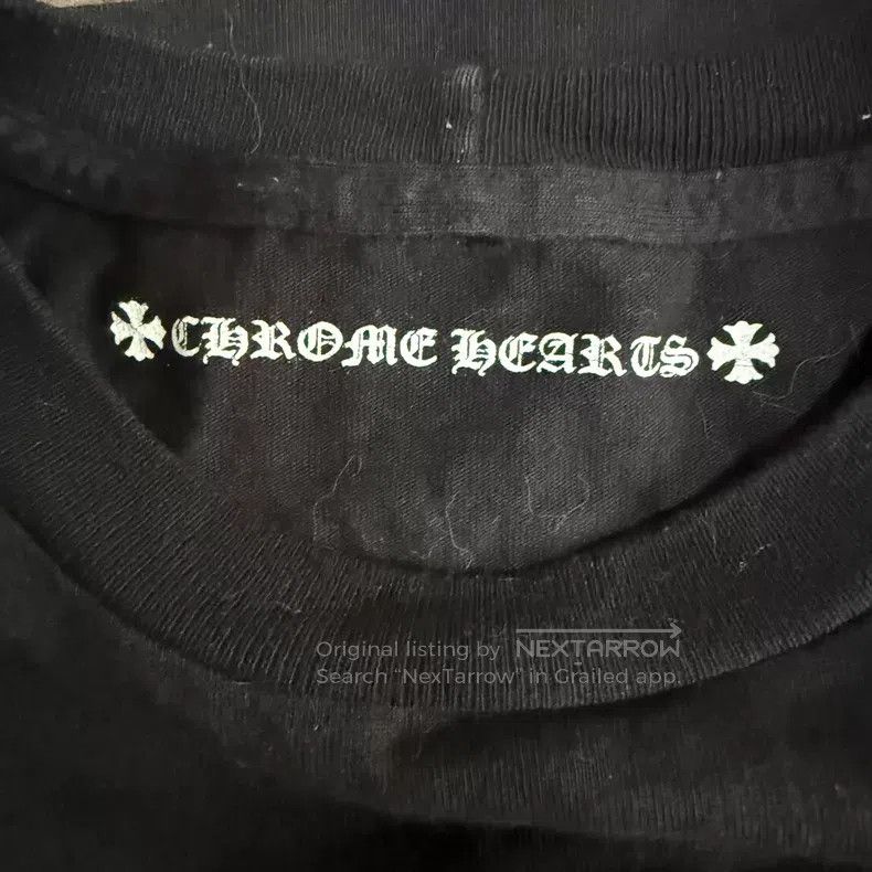 Chrome Hearts CHROME HEARTS Size M Black short-sleeve shirt with USA Sans Size US M / EU 48-50 / 2 - 4 Thumbnail