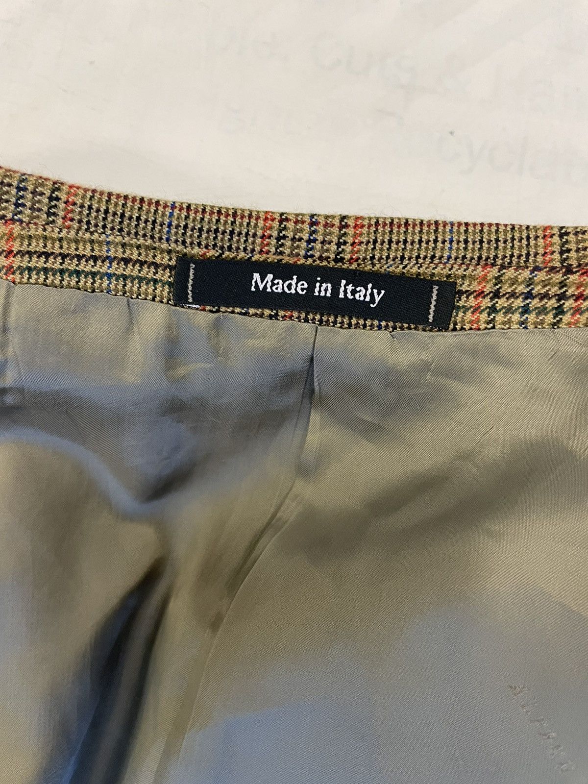 Alfred Dunhill Check Print Cashmere Jacket Size 42L - 5 Thumbnail