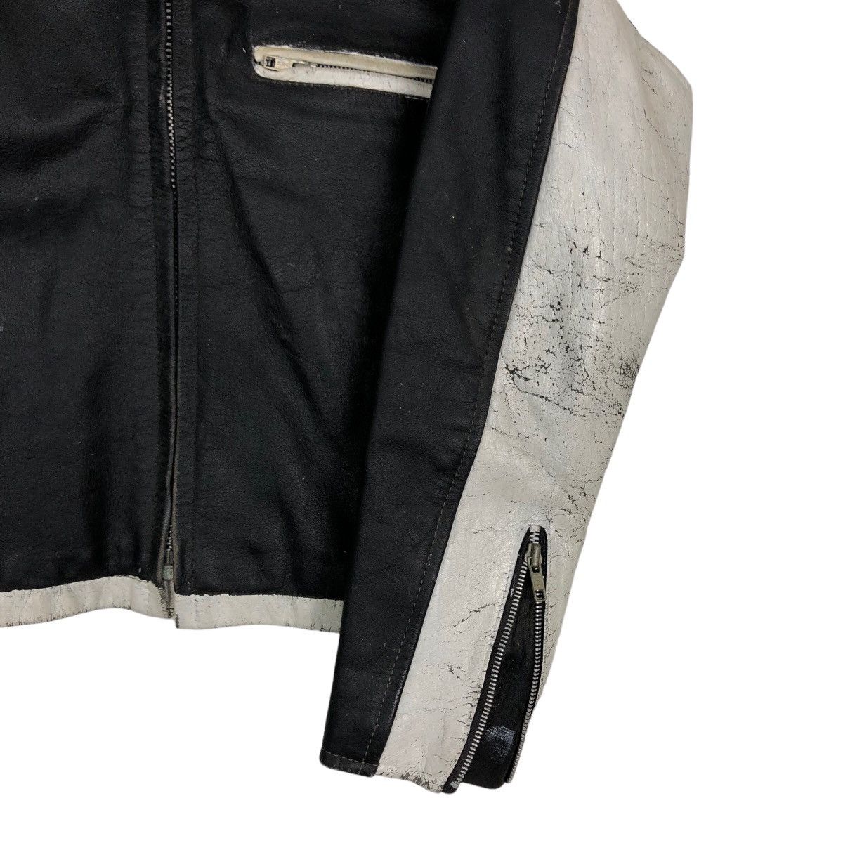 Hein Gericke 🔥Vtg Biker Leather Jacket Racer Eezan Garments Japan Size US M / EU 48-50 / 2 - 5 Thumbnail