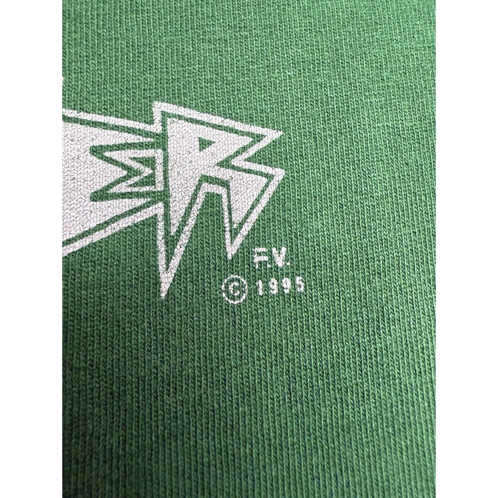 1995 Alien Workshop “BELIEVER” Green Skateboard TShirt Green Short Sleeve T Shirts