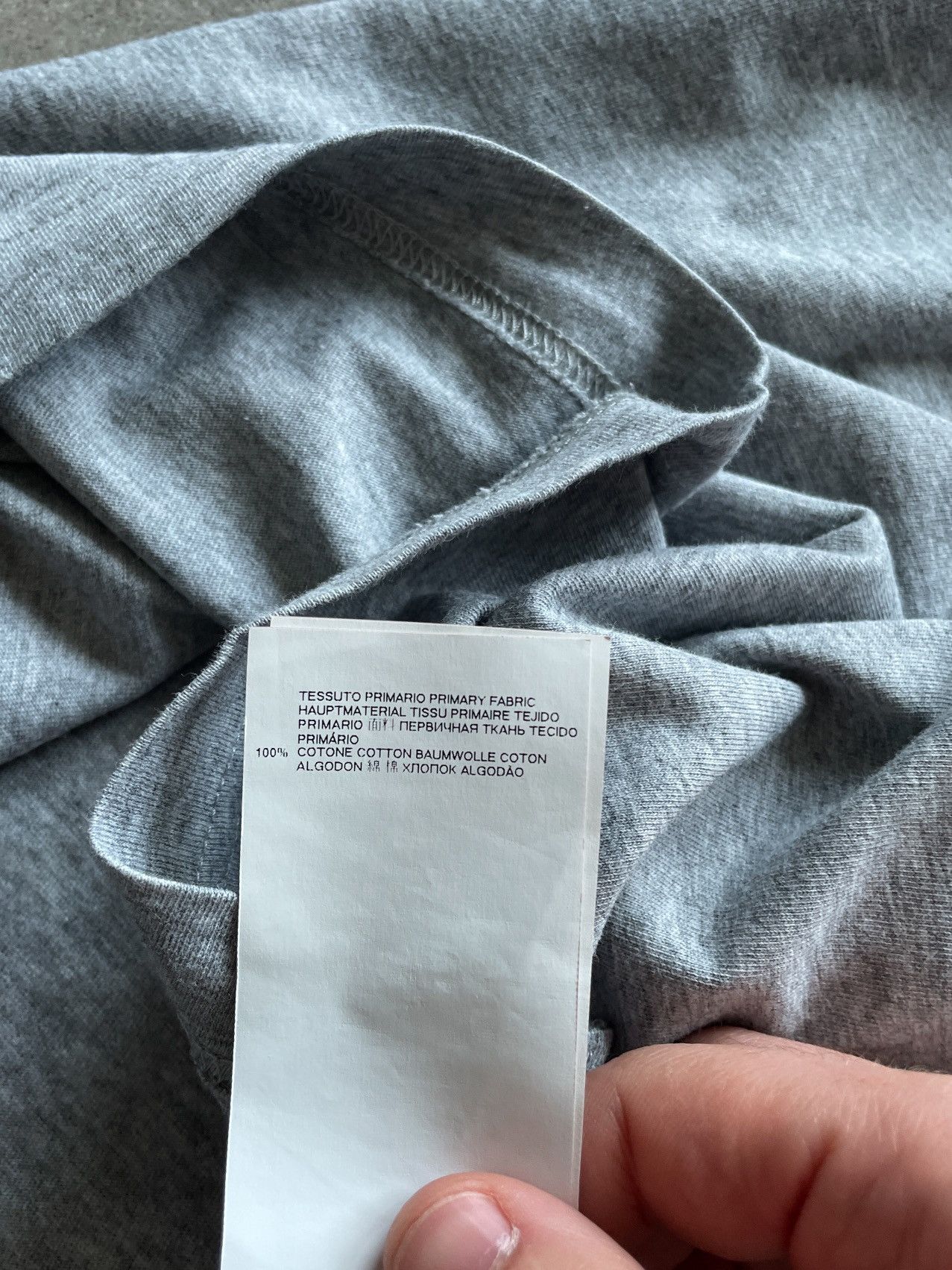 Vivienne Westwood Vivienne Westwood Grey Crewneck T Shirt Size US XL / EU 56 / 4 - 5 Thumbnail
