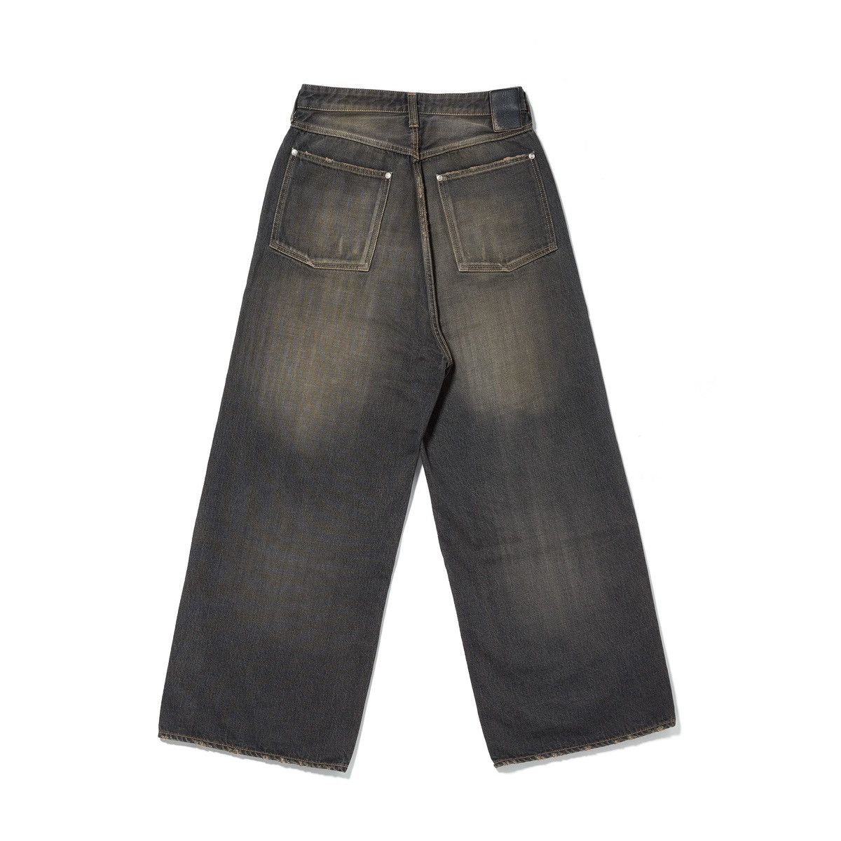 Japanese Brand Daisuke Tanabe Coffee Black Denim Trousers Destroyed Size 27" / US 4 / IT 40 - 2 Thumbnail