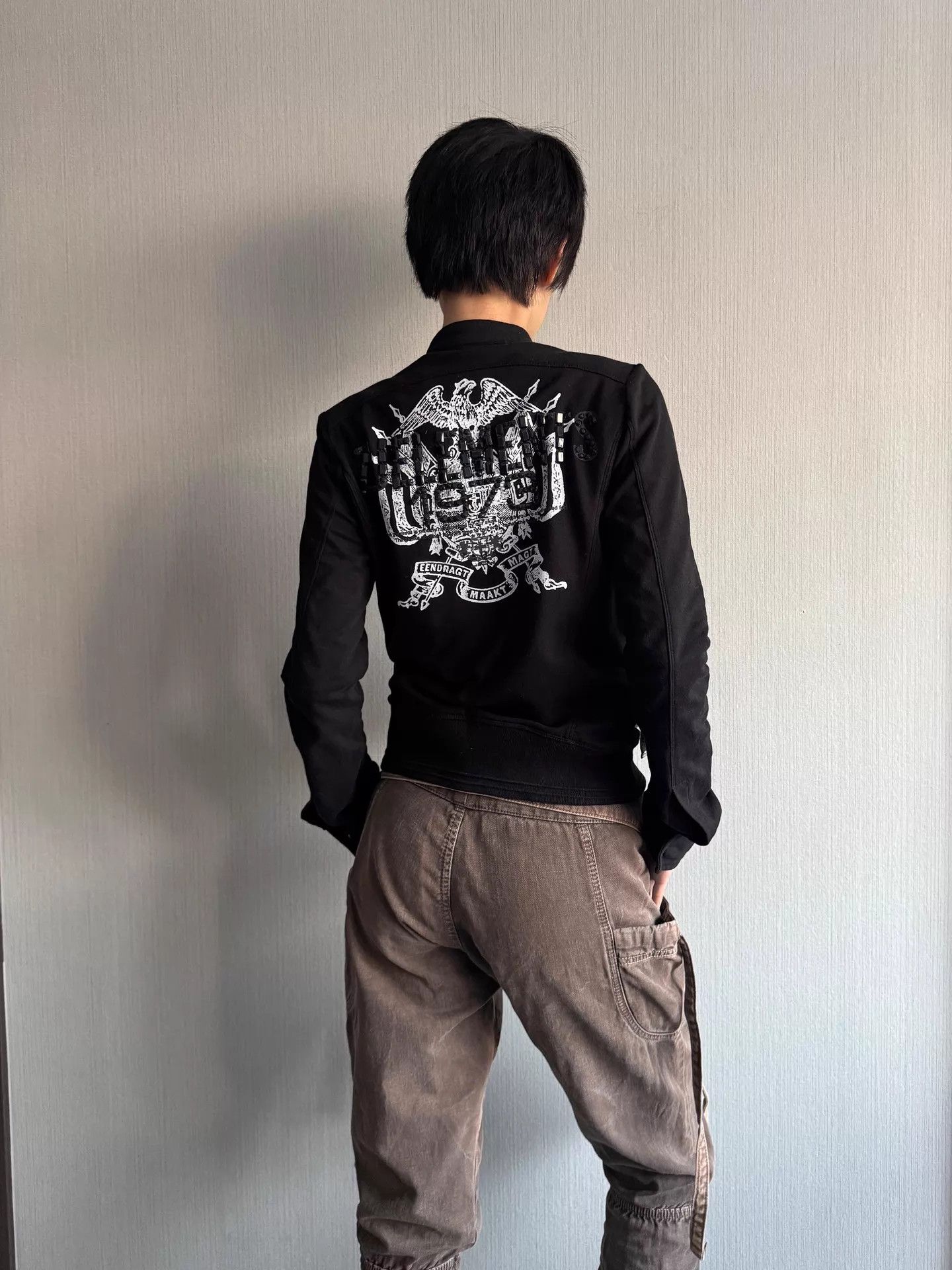 Vintage Vintage Italian Silk Paneled Back Printed Racing Jacket S Size S / US 4 / IT 40 - 9 Thumbnail