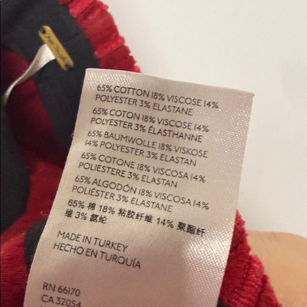 Free People NWOT Free People pull on velvet feel flare red pants sz Lg Size 32" / US 10 / IT 46 - 9 Thumbnail