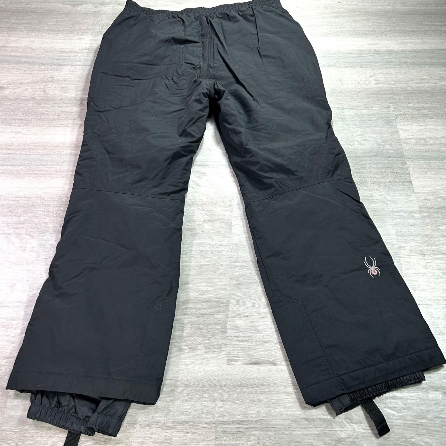 Spyder Spyder Snow Pants Mens 2XL Black Insulated Lined Pockets Zip Ski Winter Mens 2XL Size US 39 - 2 Thumbnail