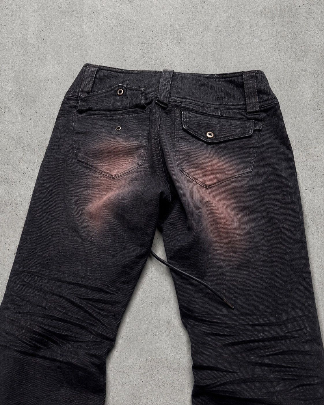 Japanese Brand BRAPPERS lace up flare jeans Size US 26 / EU 42 - 6 Thumbnail
