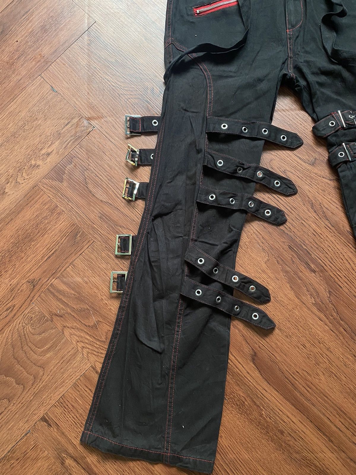 If Six Was Nine Deorart Bondage Flare Pants Size US 28 / EU 44 - 5 Thumbnail