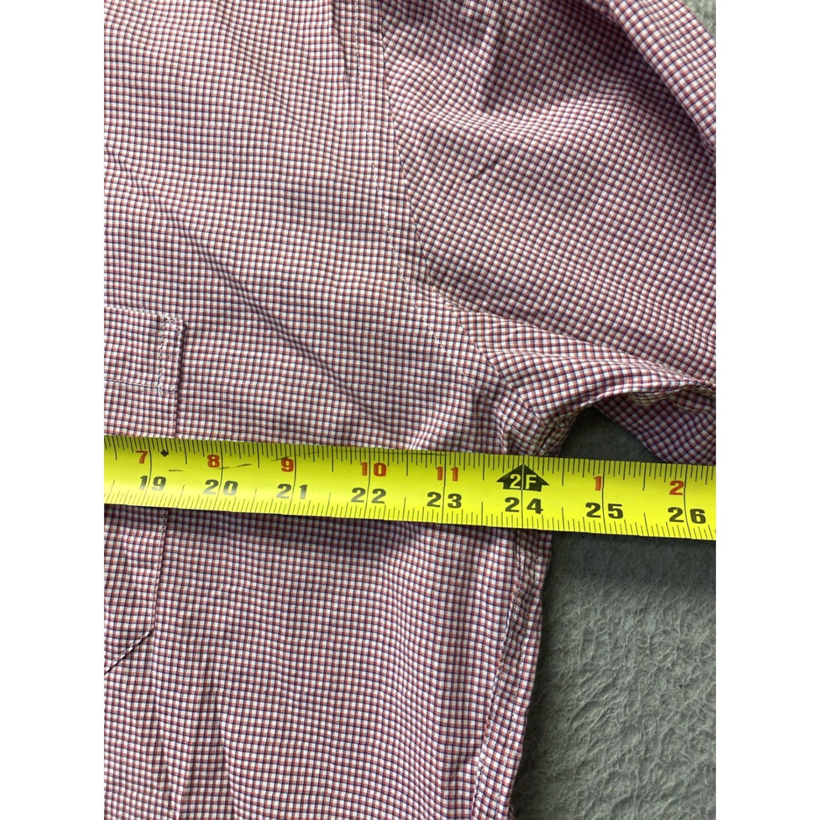 Nautica Nautica Button Shirt Mens size XL 17 34/35 Red White Long Slv /127-38 Size US XL / EU 56 / 4 - 4 Thumbnail