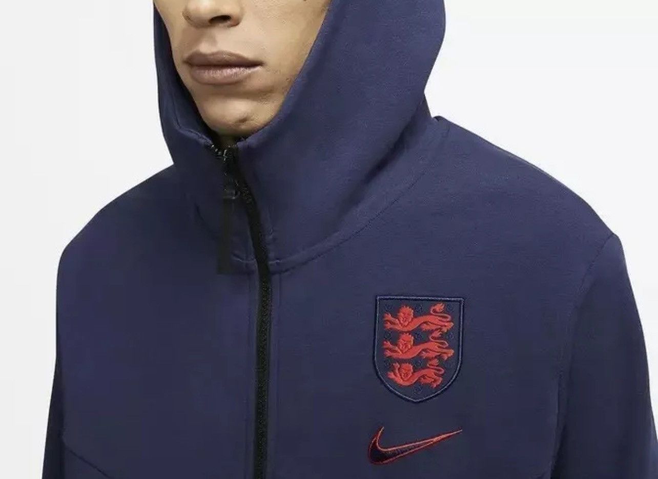 Nike × Vintage ENGLAND NIKE TECH PACK FULL ZIP HOODIE ANTHEM TRACK TOP Size US L / EU 52-54 / 3 - 11 Thumbnail