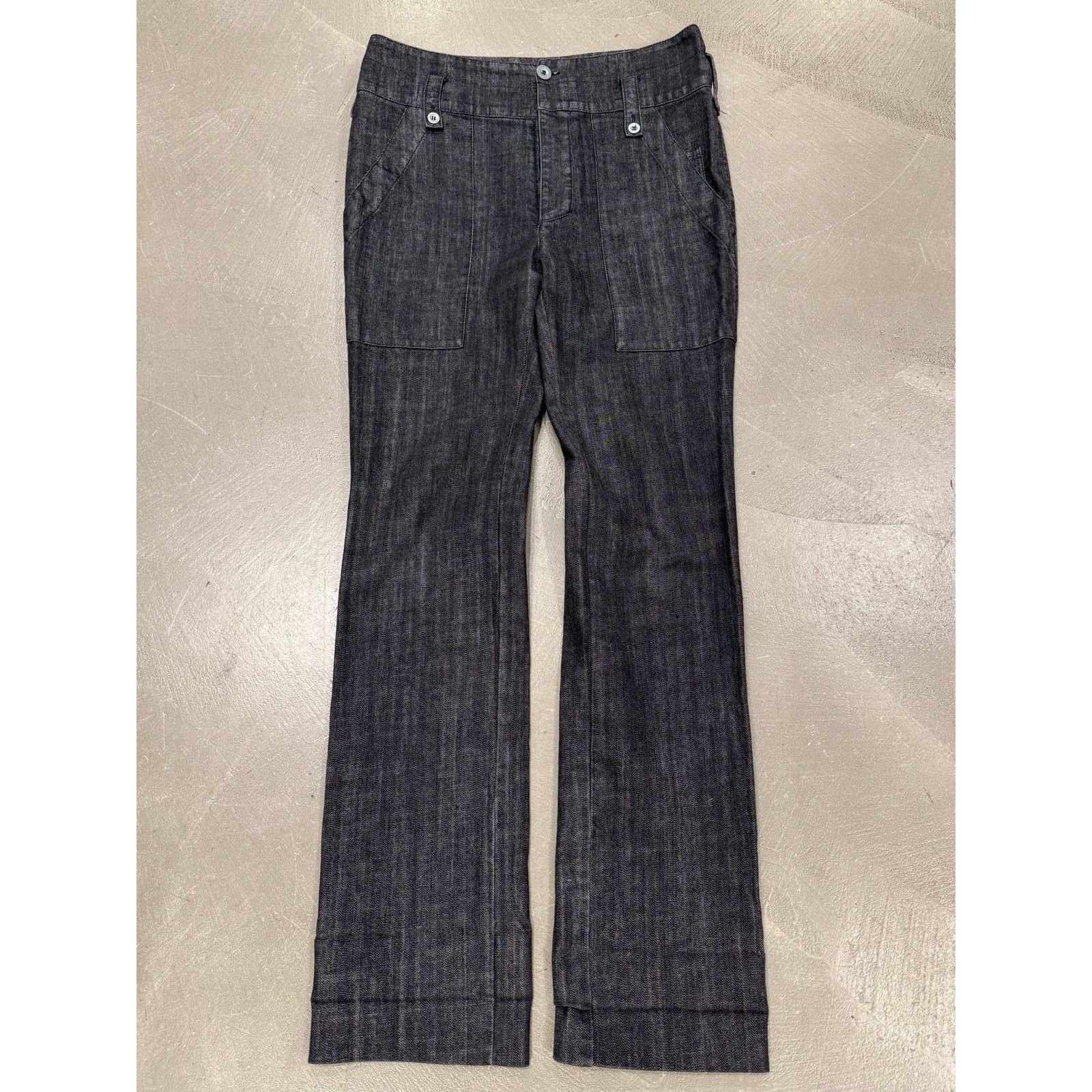 Balenciaga 2006 Balenciaga by Nicolas Ghesquière Flared Workwear Denim Size US 32 / EU 48 - 1 Thumbnail