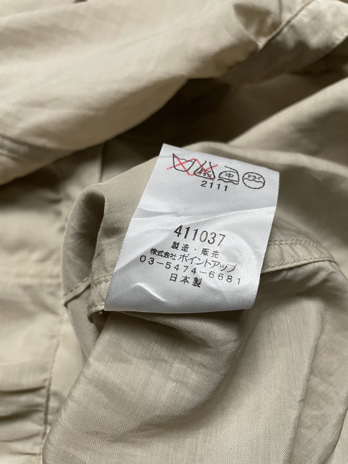 Hai Sporting Gear × Issey Miyake × Japanese Brand Hai Sporting Gear Button Up With Laces Size M / US 6-8 / IT 42-44 - 8 Thumbnail