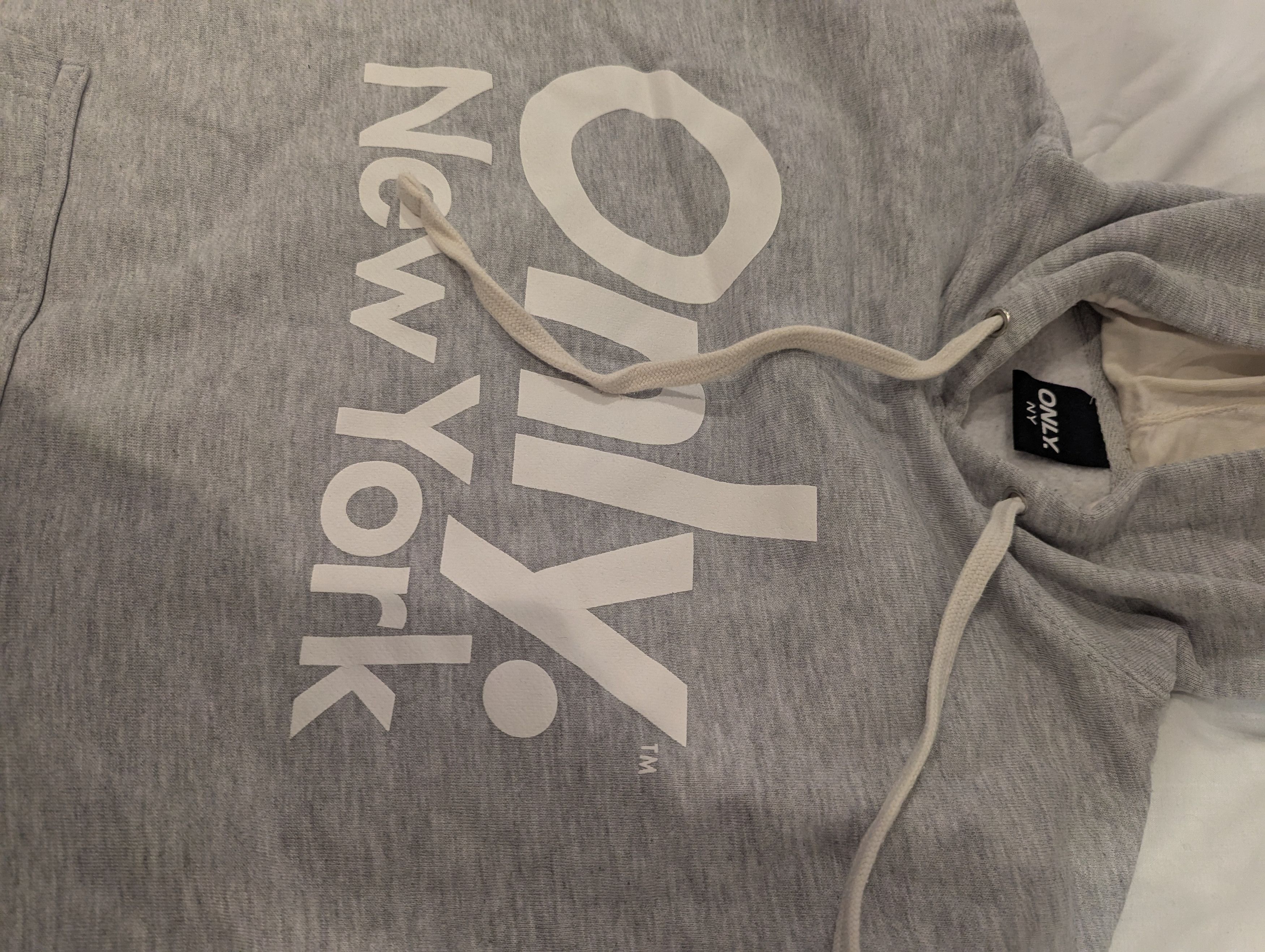 Only NY Only NY Hoodie Gray Size US S / EU 44-46 / 1 - 2 Thumbnail