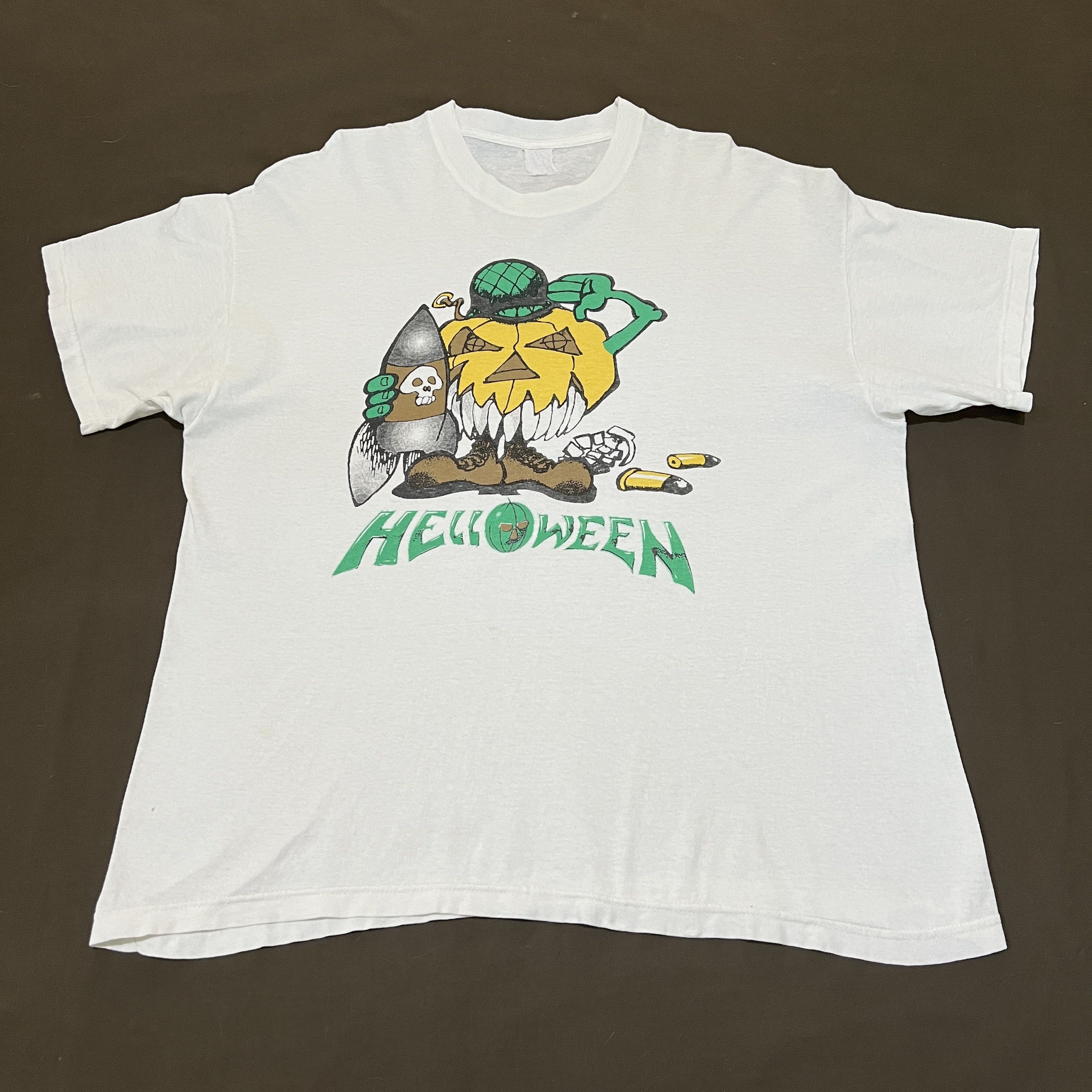 Vintage Helloween metal band German Promo Tee XL