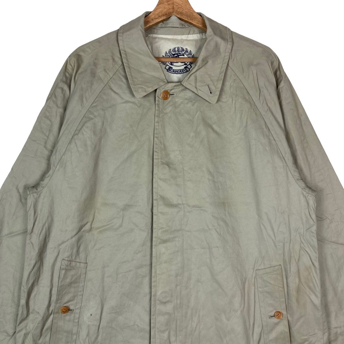 Burberry Burberrys Hidden Flat Button Trench Coat Size US L / EU 52-54 / 3 - 2 Thumbnail