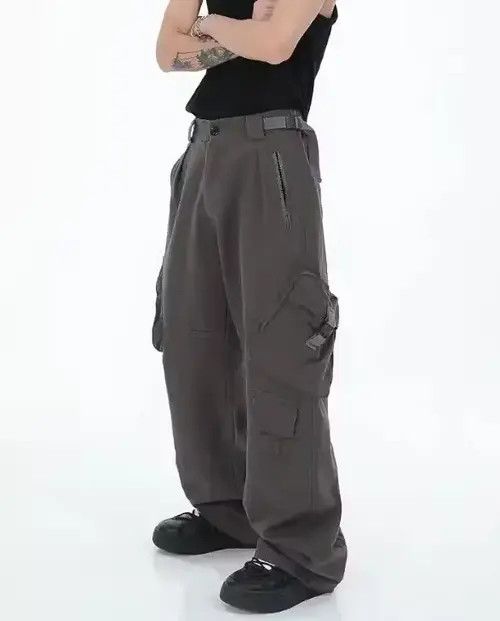 Jean Cargo Pants - "Parachute" Style Pants Size US 34 / EU 50 - 3 Thumbnail