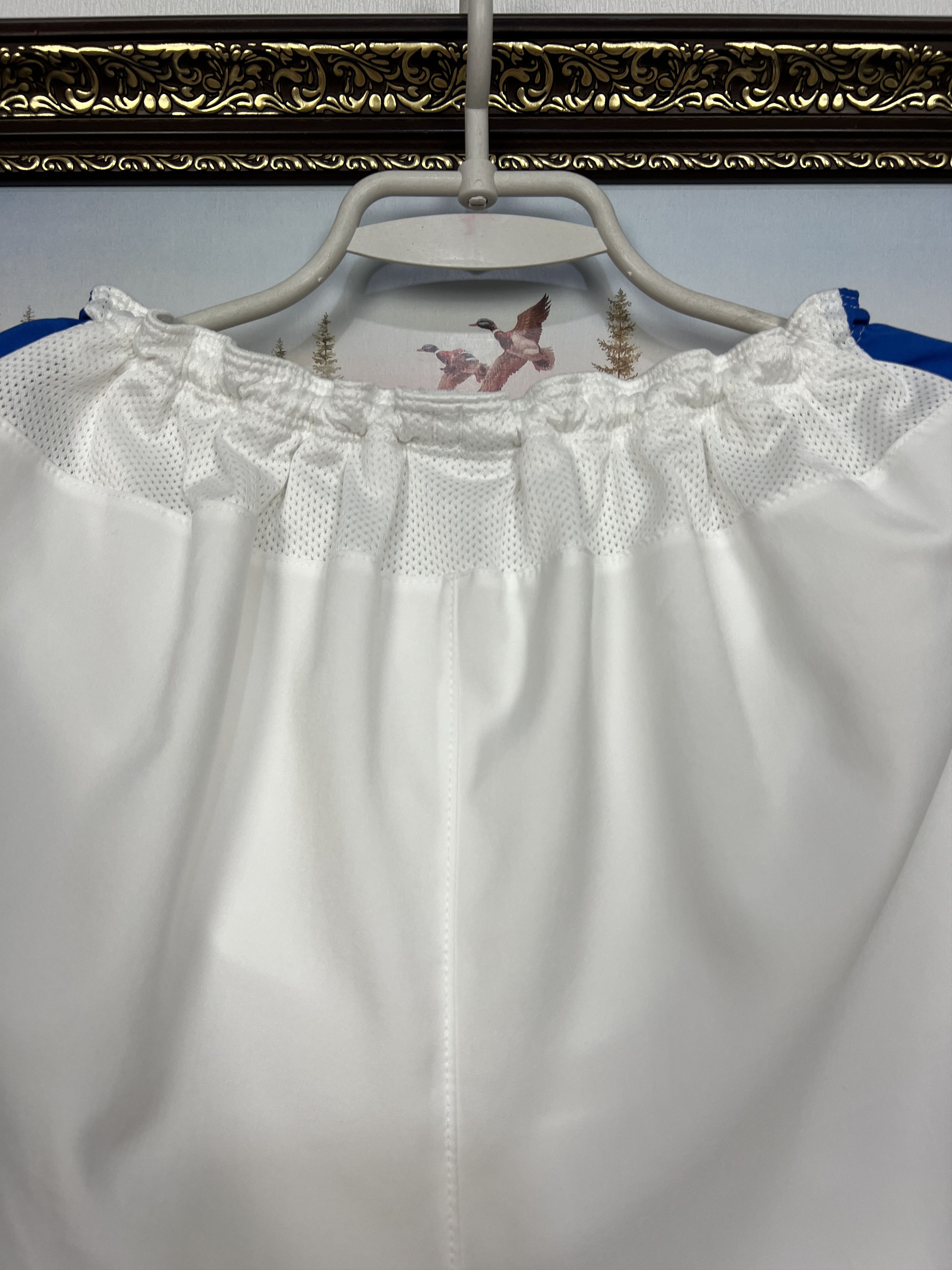 Nike Nike Zurich Football White Blue Shorts Soccer Mens Athletic Size US 36 / EU 52 - 12 Thumbnail