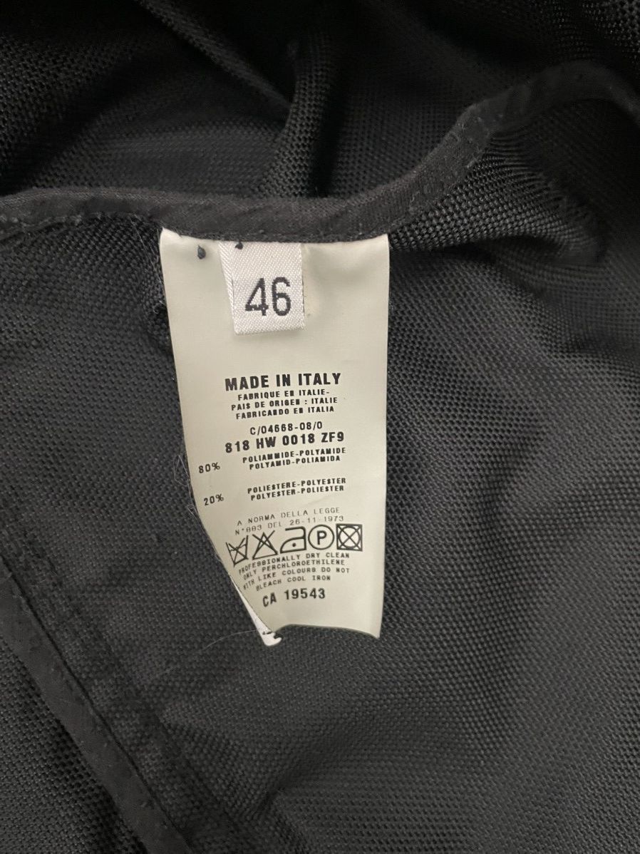 Helmut Lang Helmut lang a/w 2000 black ballistic nylon jacket fur lining Size US S / EU 44-46 / 1 - 7 Thumbnail