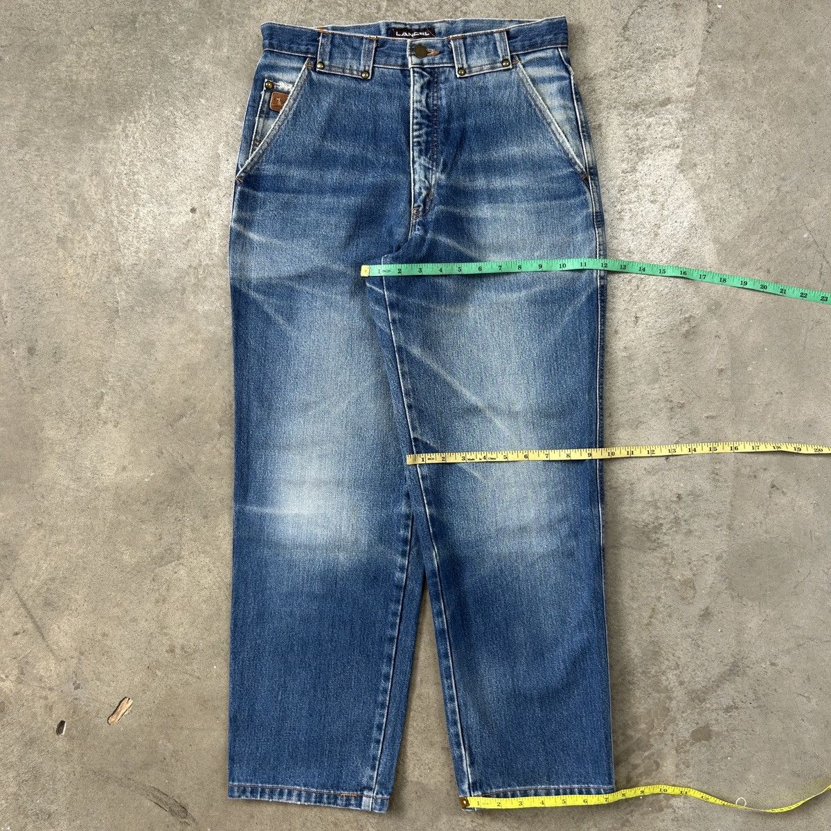 Lancel 1990s Lancel - Baggy Denim Jeans Size US 30 / EU 46 - 13 Thumbnail