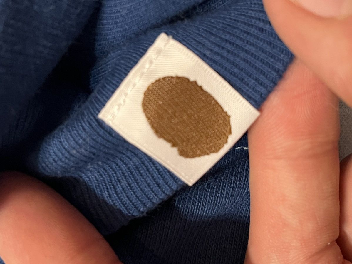 Bape A Bathing Ape Blue Gradient Zip Up College Print Hoodie Size US XL / EU 56 / 4 - 9 Thumbnail