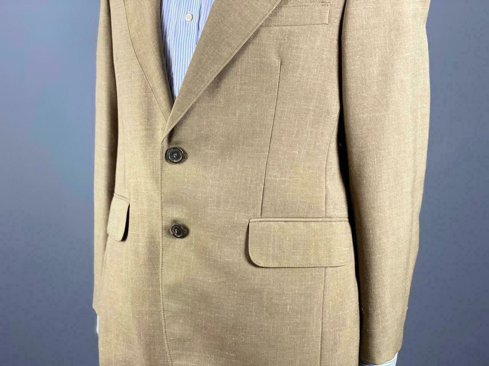Designer Steinbock Vintage Brown Wool 2 Coat Jacket M / US 40 / EU 50 Size 40R - 3 Thumbnail