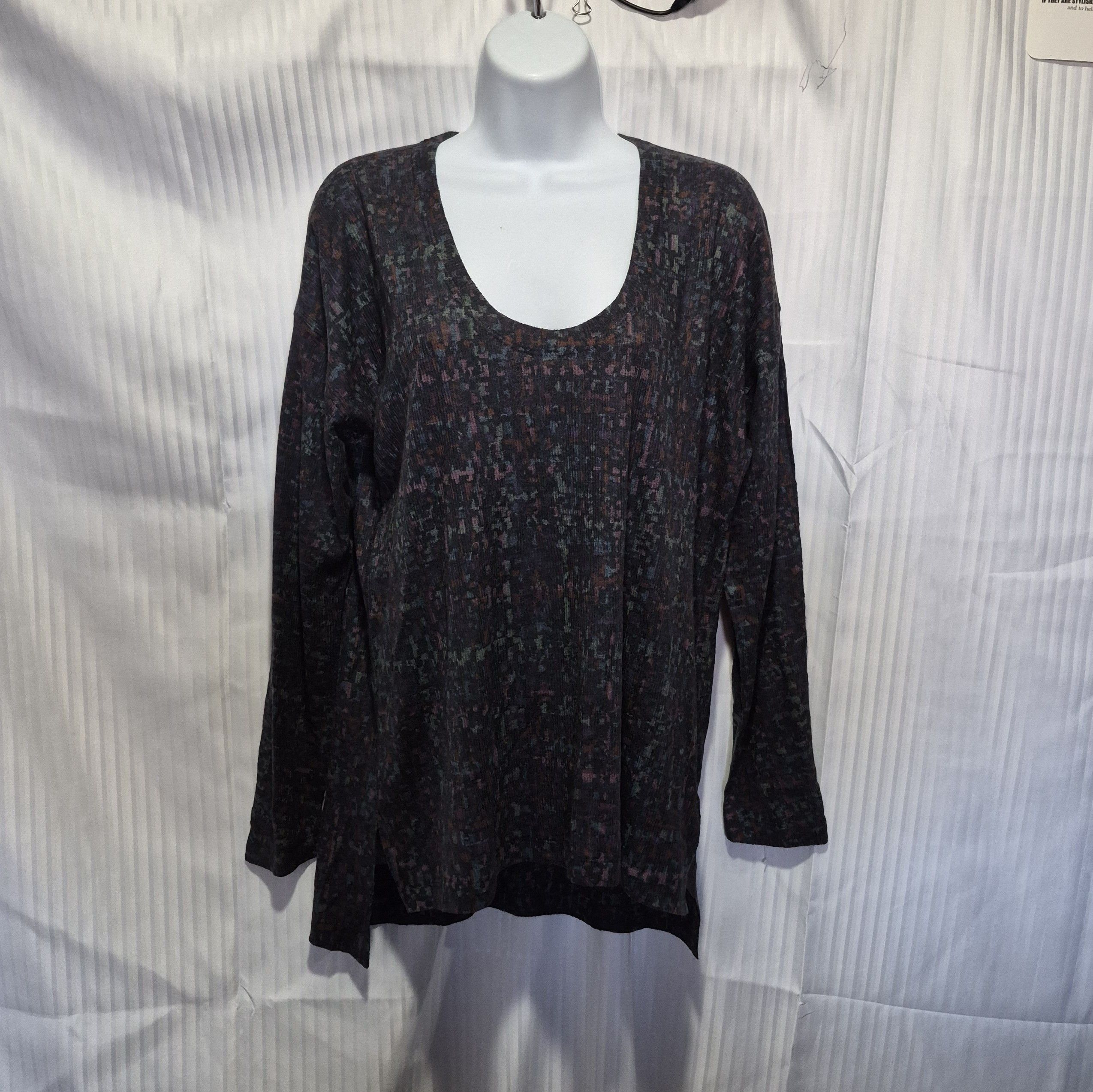 Other Nally Millie Medium Dark Multi-Print Scoop Long Sleeve NWT Size M / US 6-8 / IT 42-44 - 2 Thumbnail