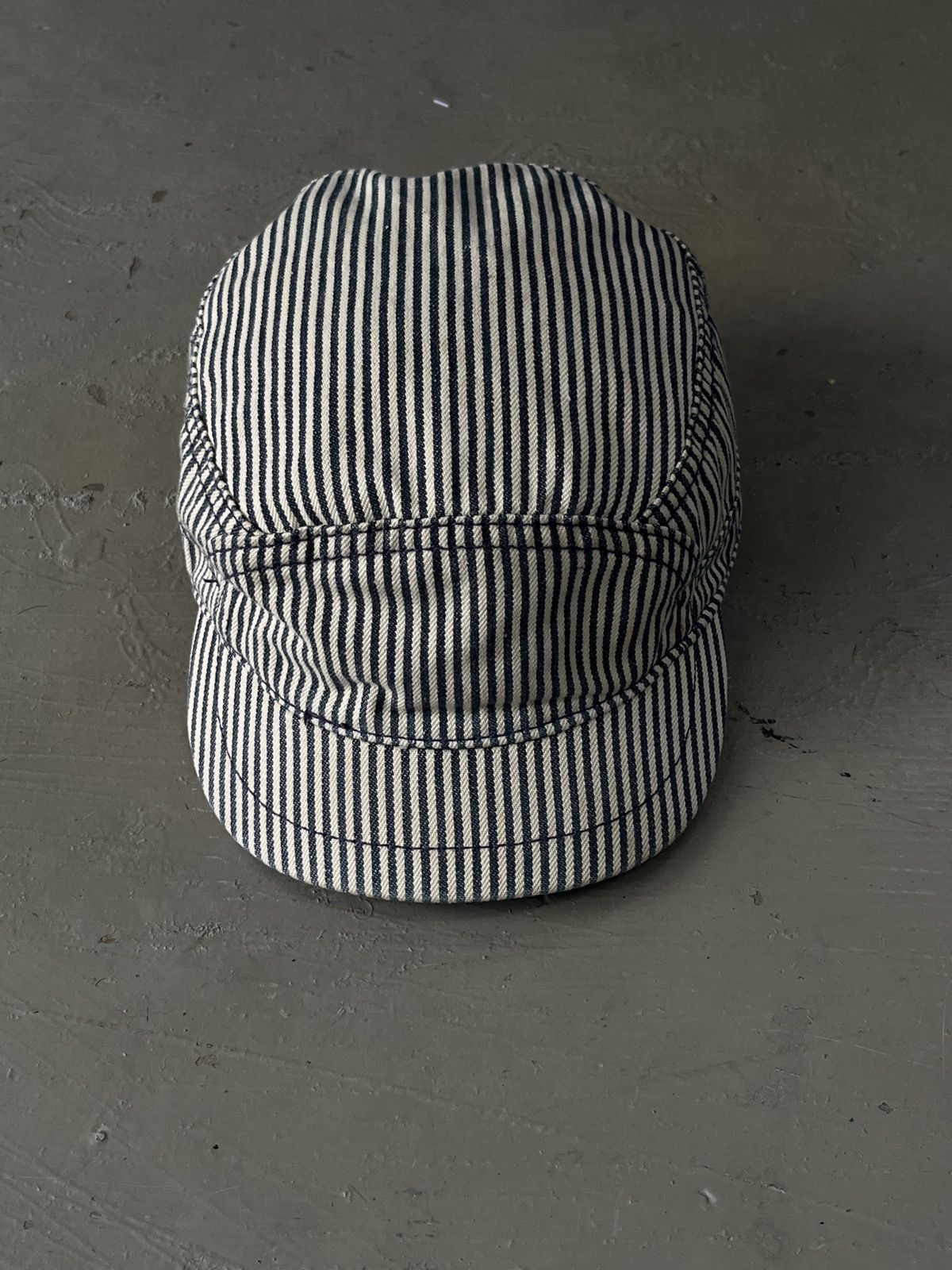 Vintage Vintage Gap Kapital Style Hickory Short Brim Conducter Hat Size ONE SIZE - 10 Thumbnail