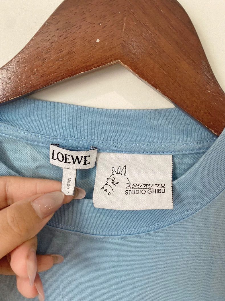 Loewe LOEWE X Totoro co-branded sky blue short sleeve T-shirt Size S / US 4 / IT 40 - 3 Thumbnail