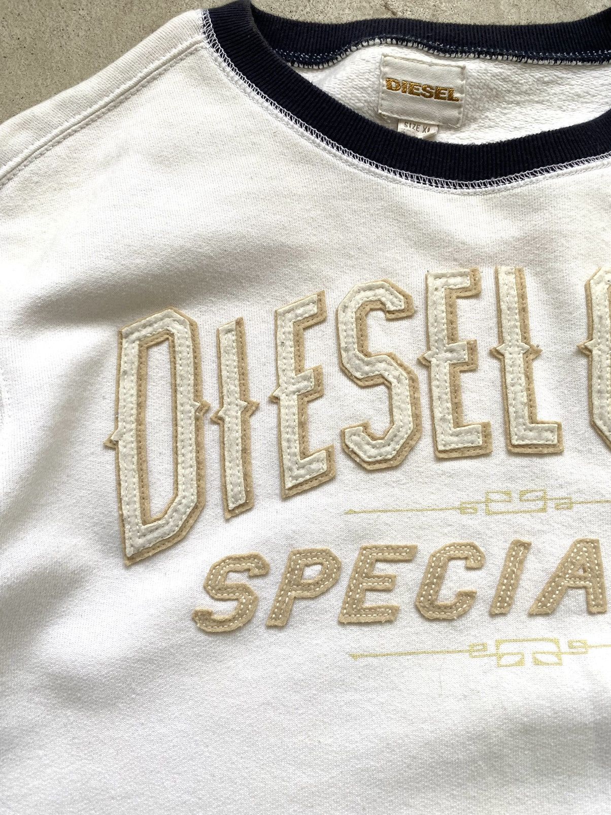 Diesel Y2K Vintage Diesel Sweatshirt Y2K Retro Hype Size US XL / EU 56 / 4 - 3 Thumbnail