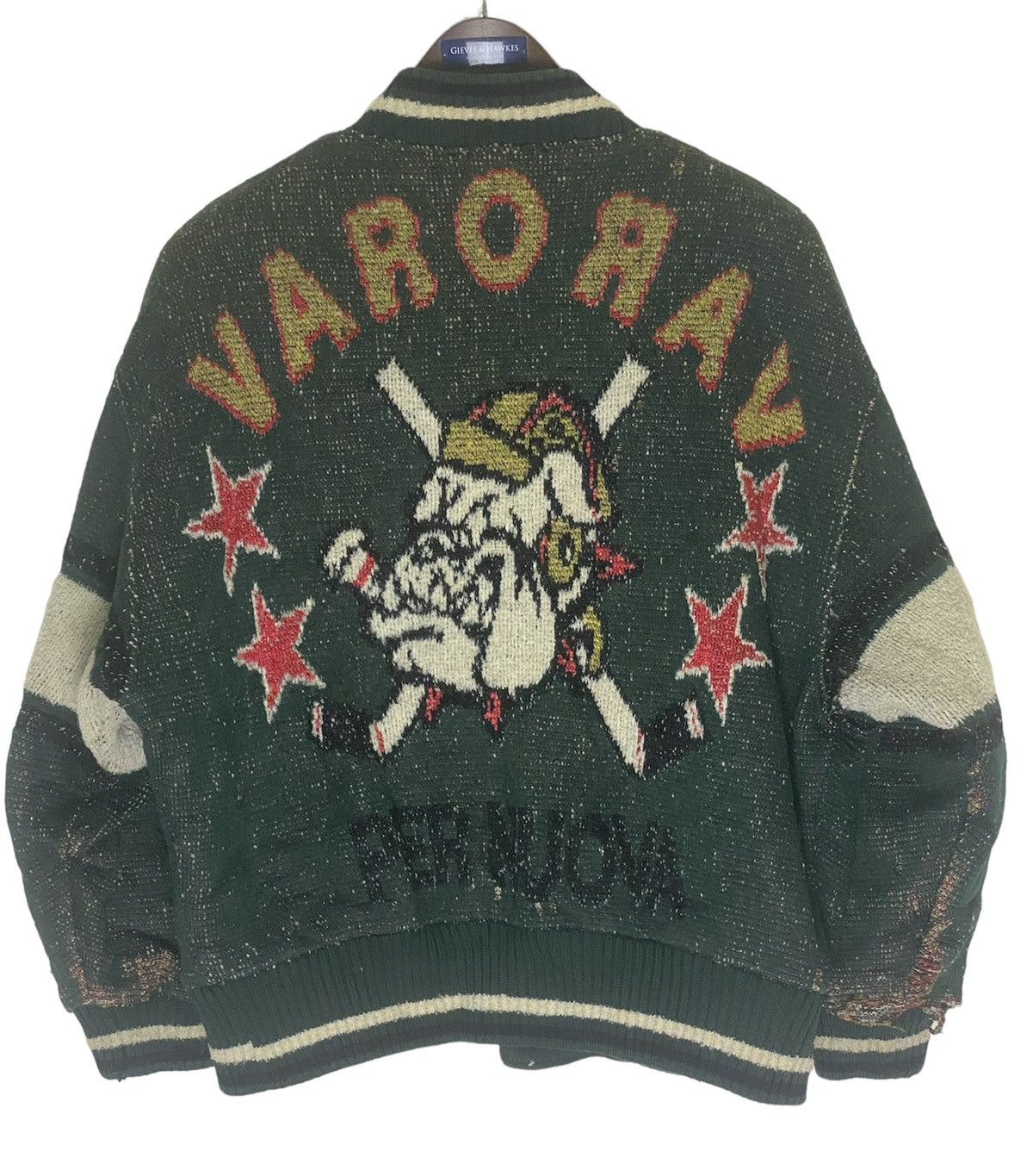 Japanese Brand JAPANESE BRAND VARORAV PERNUOVA KNIT CLASSIC JACKET Size US M / EU 48-50 / 2 - 3 Thumbnail