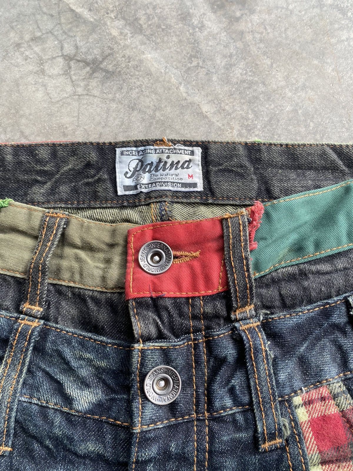 Tornado Mart Japanese Patina Bondage Mud Rusty Lightning Distressed Jeans Size US 30 / EU 46 - 18 Thumbnail