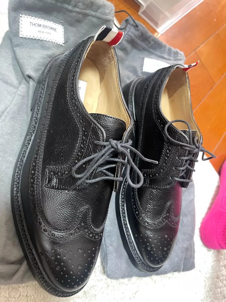 Thom Browne Thom Browne Black leather shoes Size US 6 / EU 39 - 3 Thumbnail