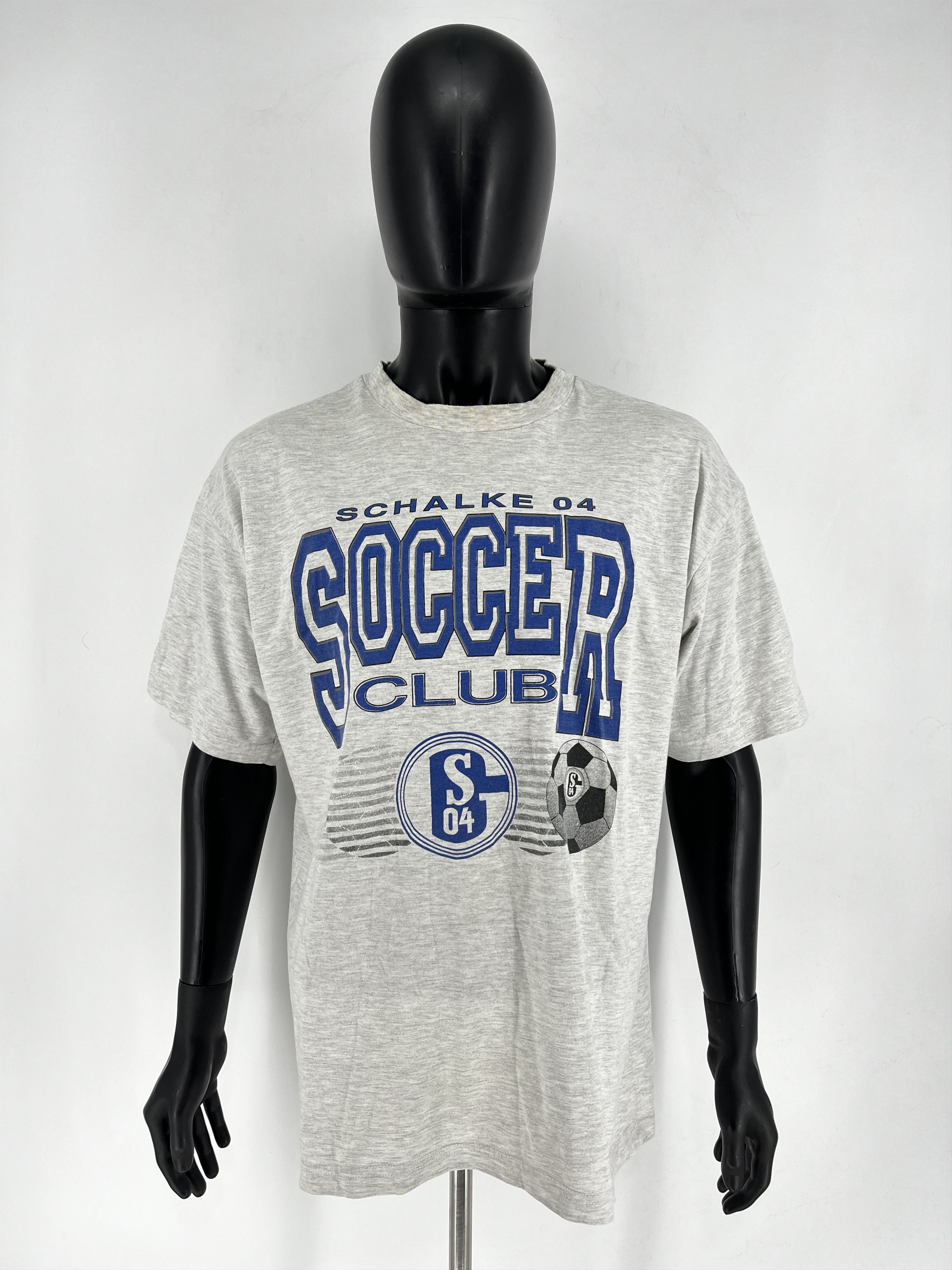 Vintage Mens Vintage Y2K T Shirt Schalke 04 Size XL Soccer Size US XL / EU 56 / 4 - 2 Thumbnail
